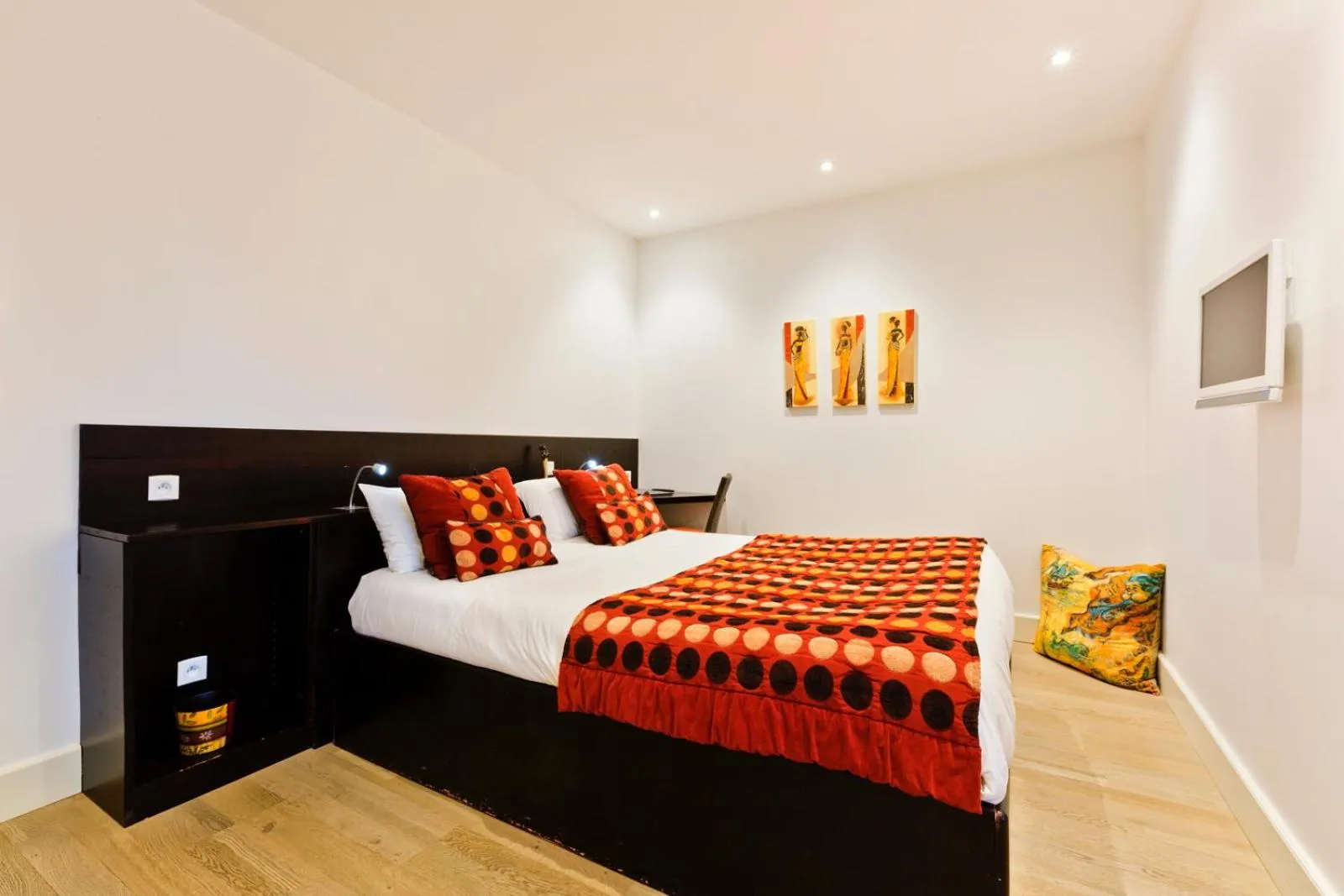 Bed in Hôtel Auberge de Chavannes