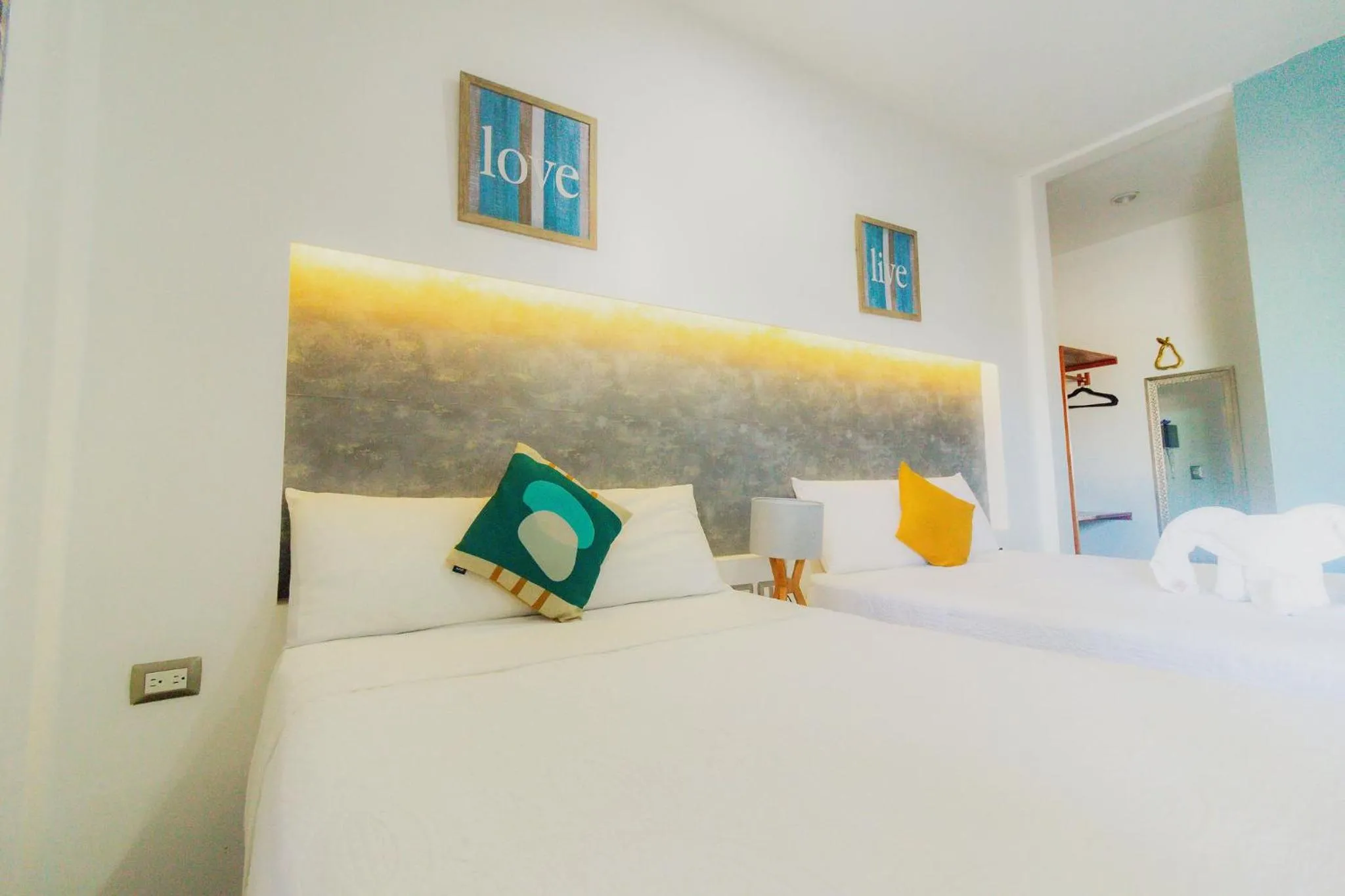 Bed in Hotel Maria Maria