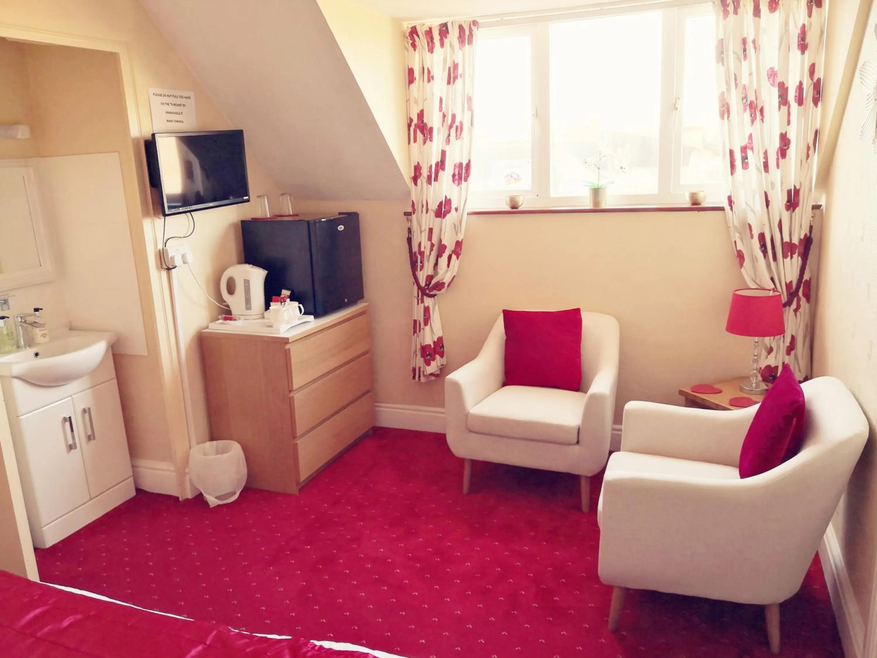 Seating area in Ashgrove House