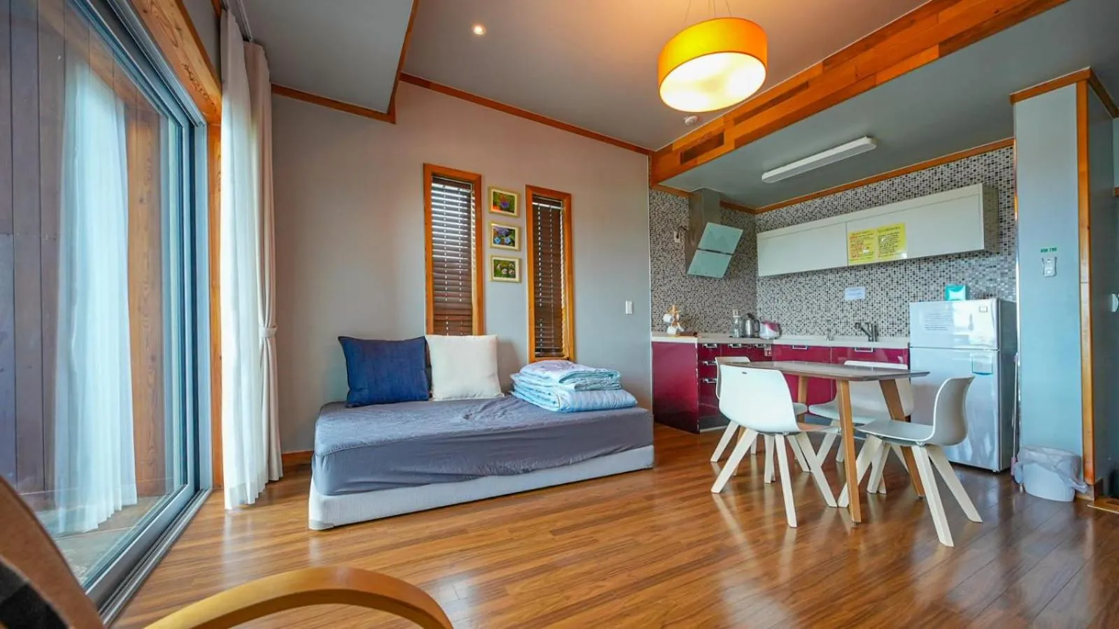 Living room in Jeju Eco Suites