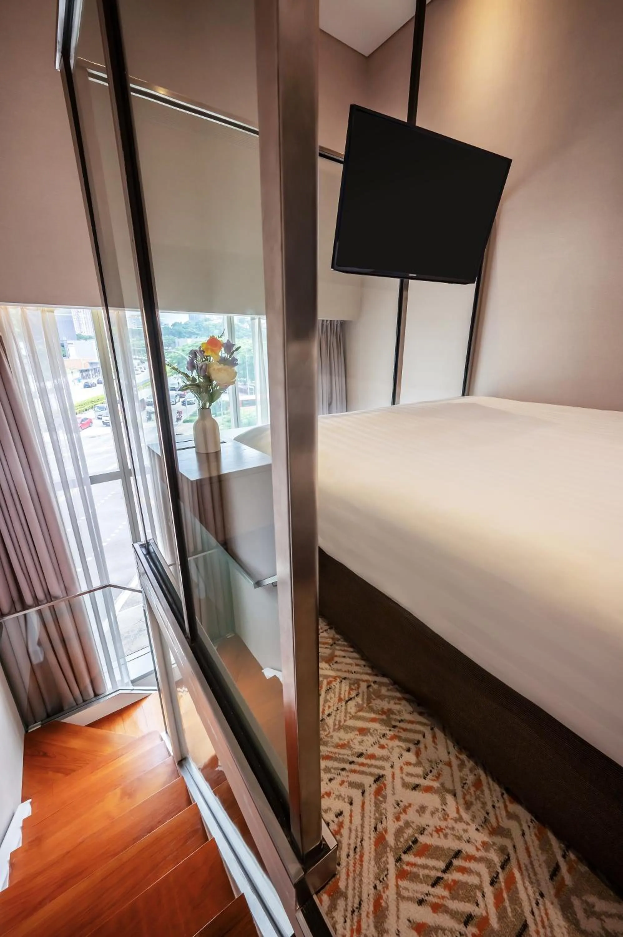 Bedroom, Bed in Dorsett Singapore - Newly Refurbished
