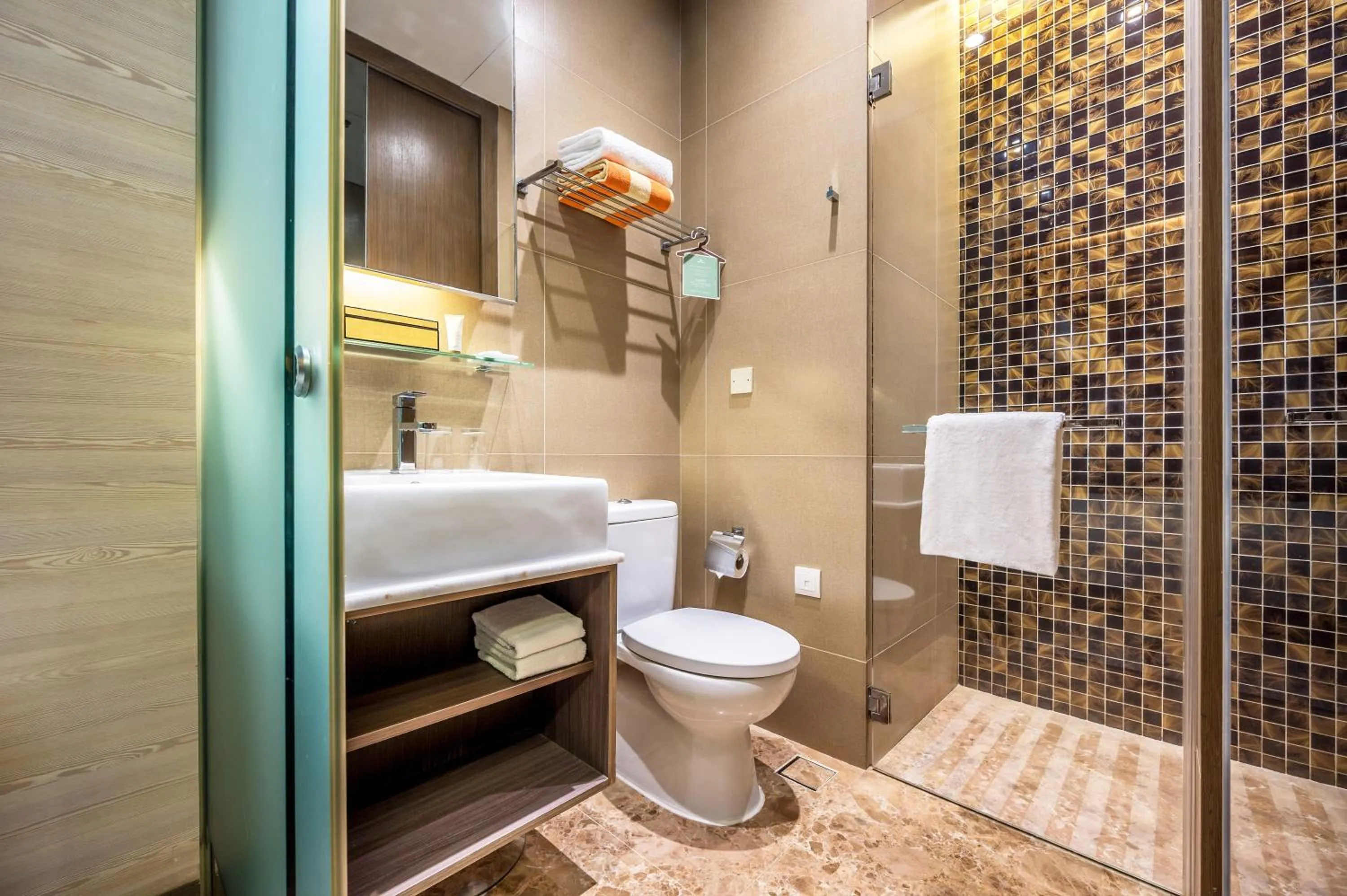 Bathroom in Dorsett Singapore - Newly Refurbished