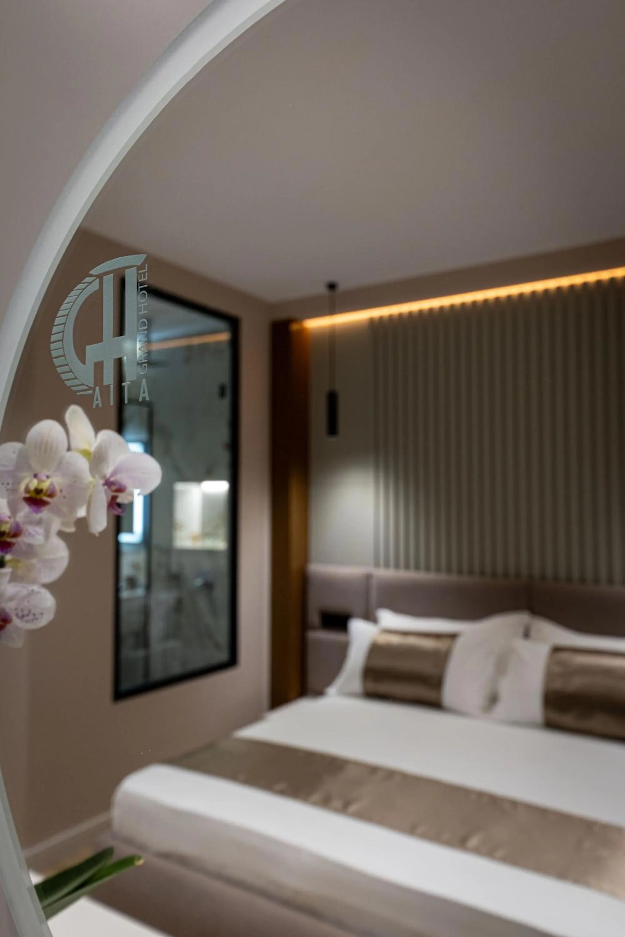 Bedroom in Grand Hotel Aita