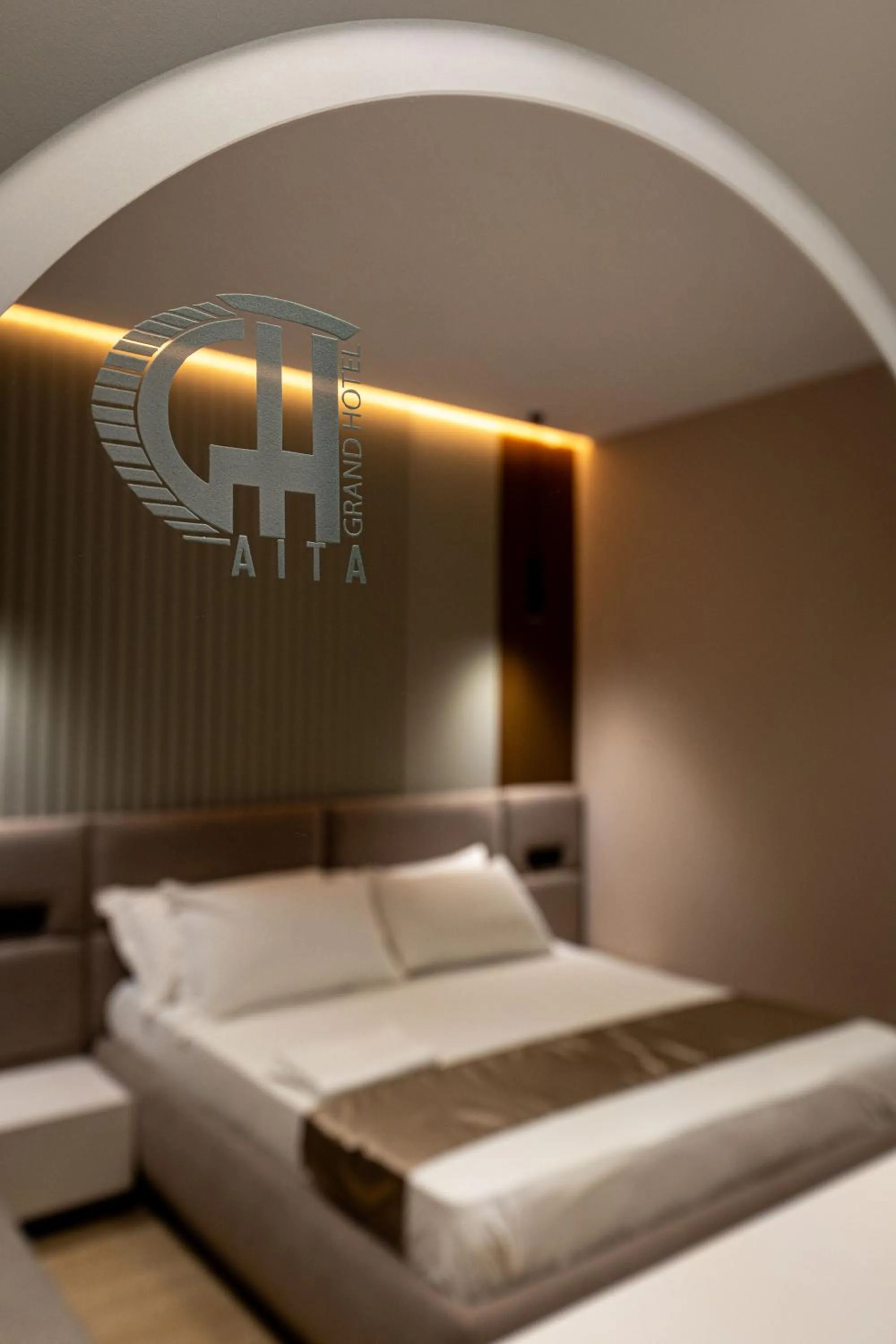 Bedroom in Grand Hotel Aita