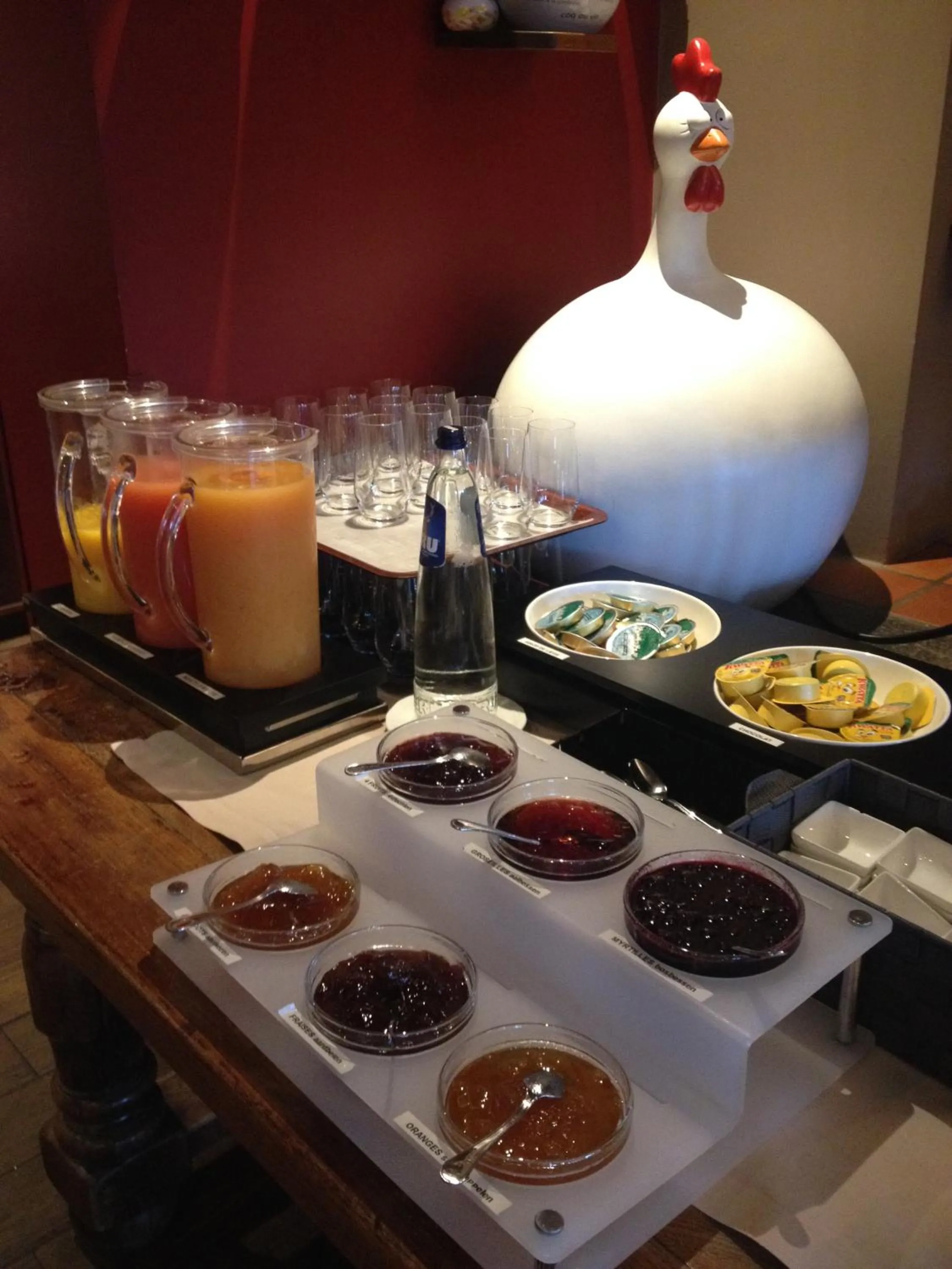 Breakfast in Hotel Le Charme de la Semois