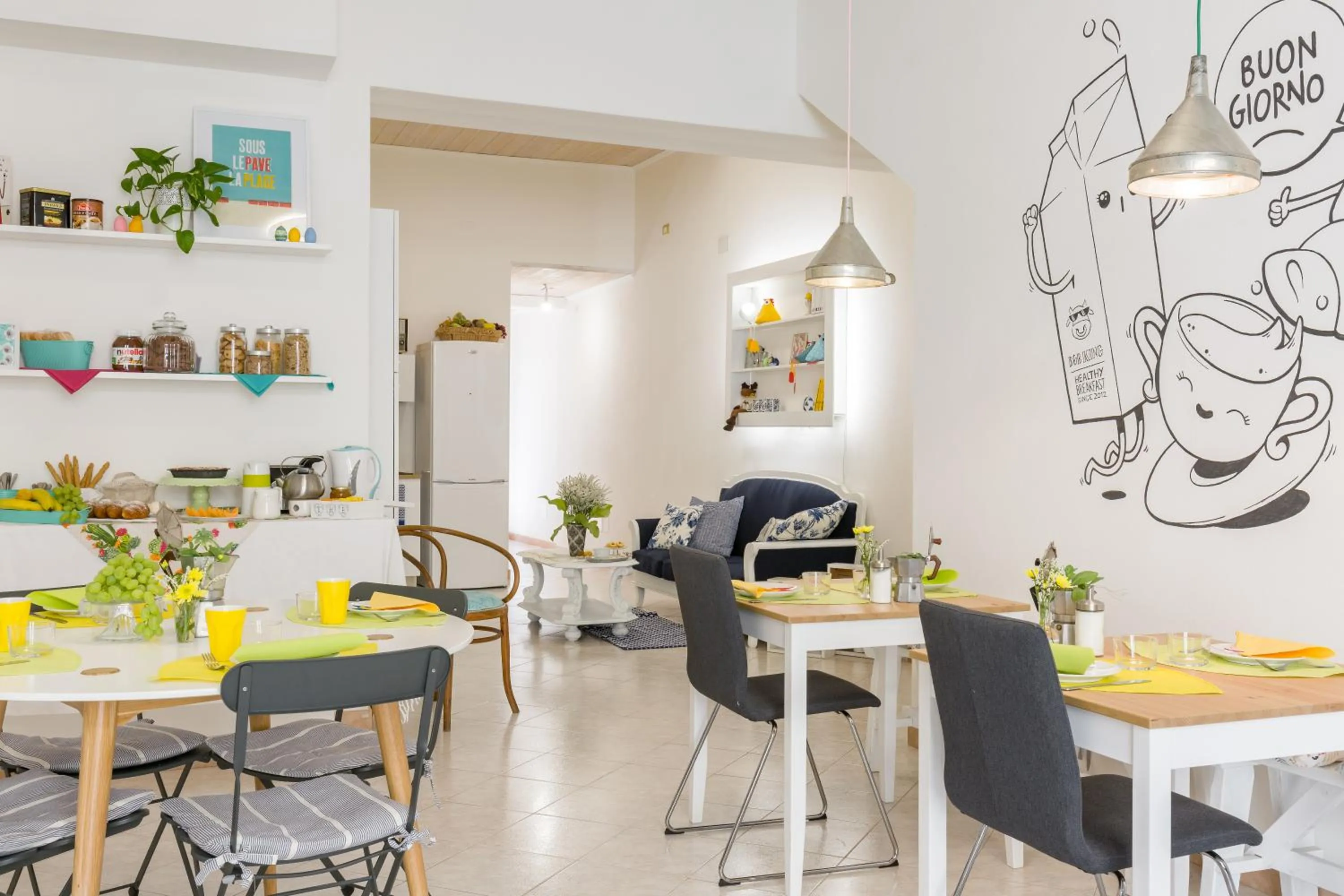 Dining area in B&B King