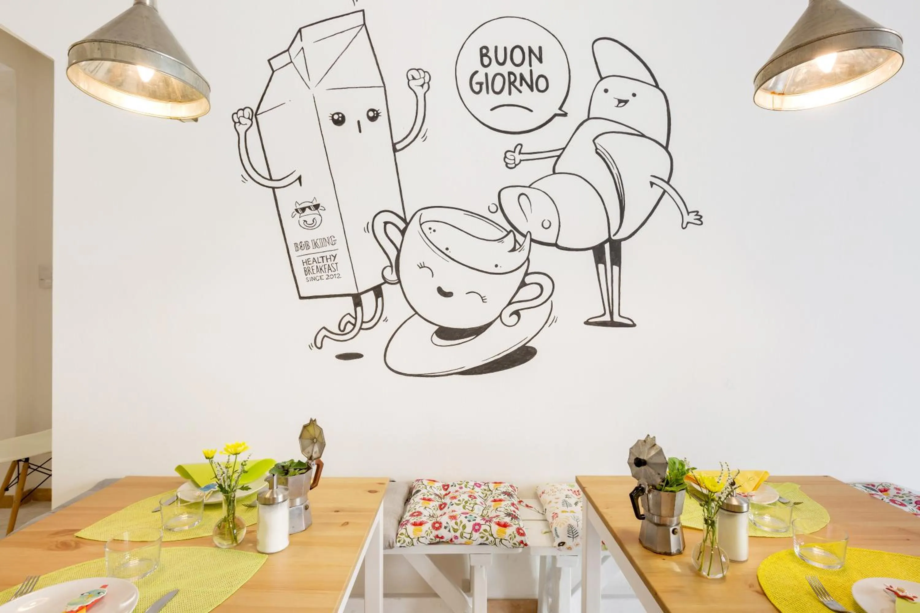 Dining area in B&B King