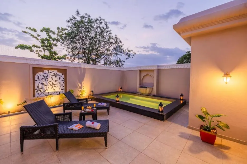 Photo of the whole room in Vijayshree Resort, Hampi