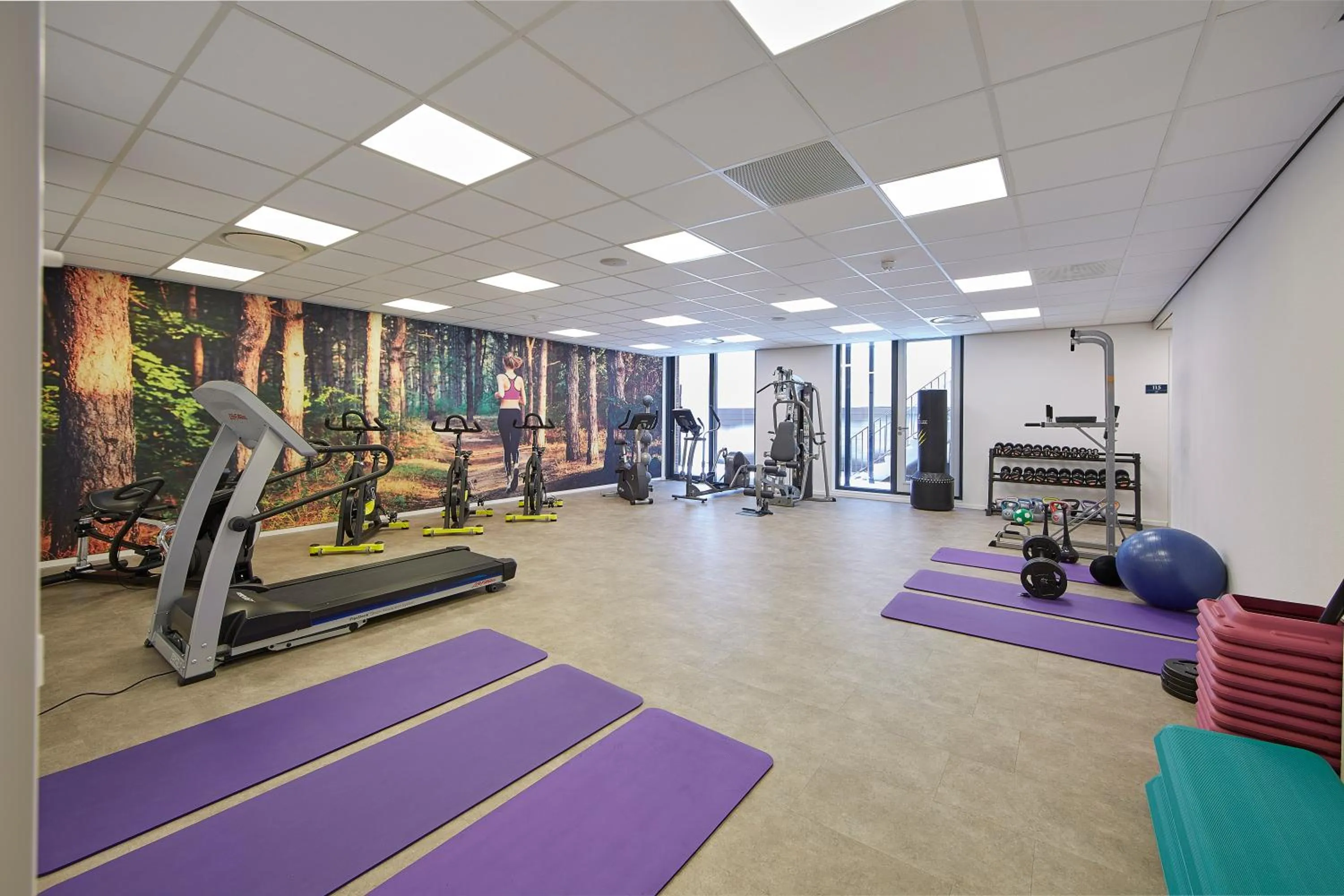 Fitness centre/facilities in Hotel 46