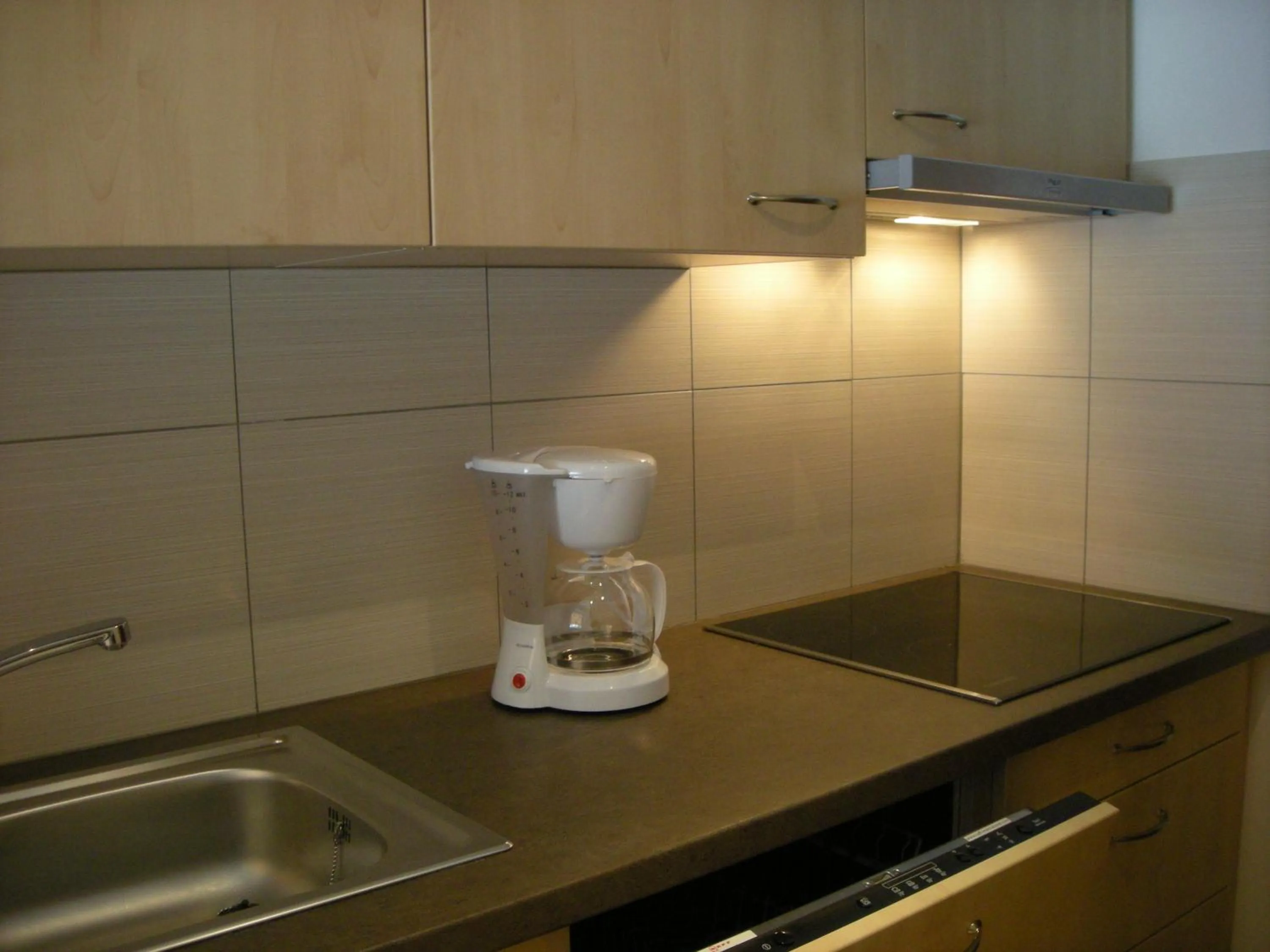 Kitchen or kitchenette in Garni Hotel Rezia