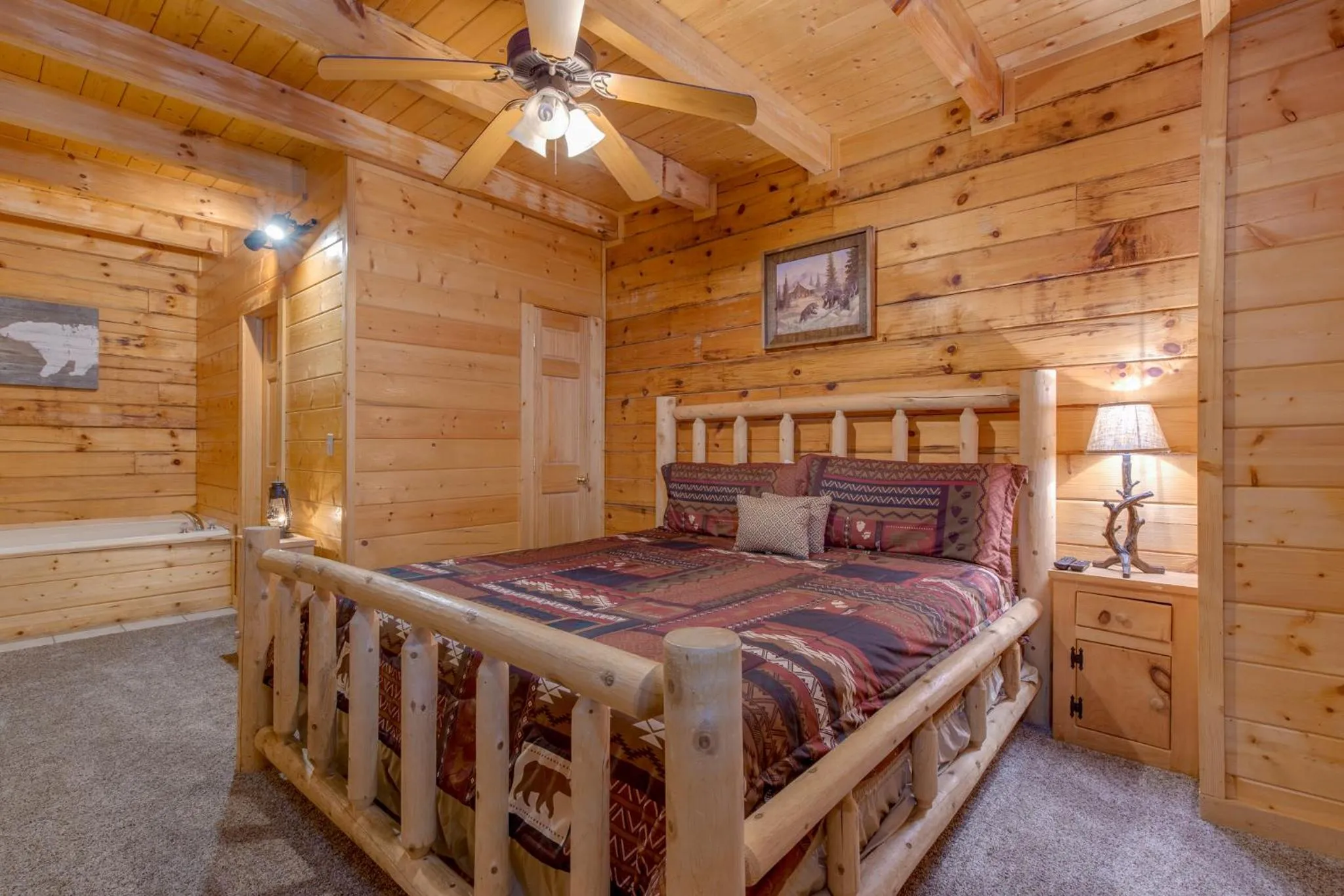 Bedroom, Bed in A Mountain Paradise