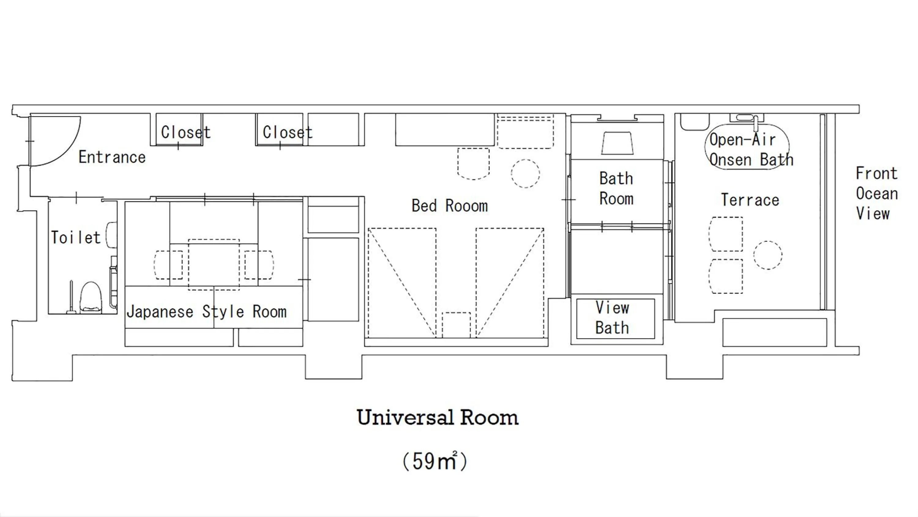 Photo of the whole room in Kaike Yugetsu