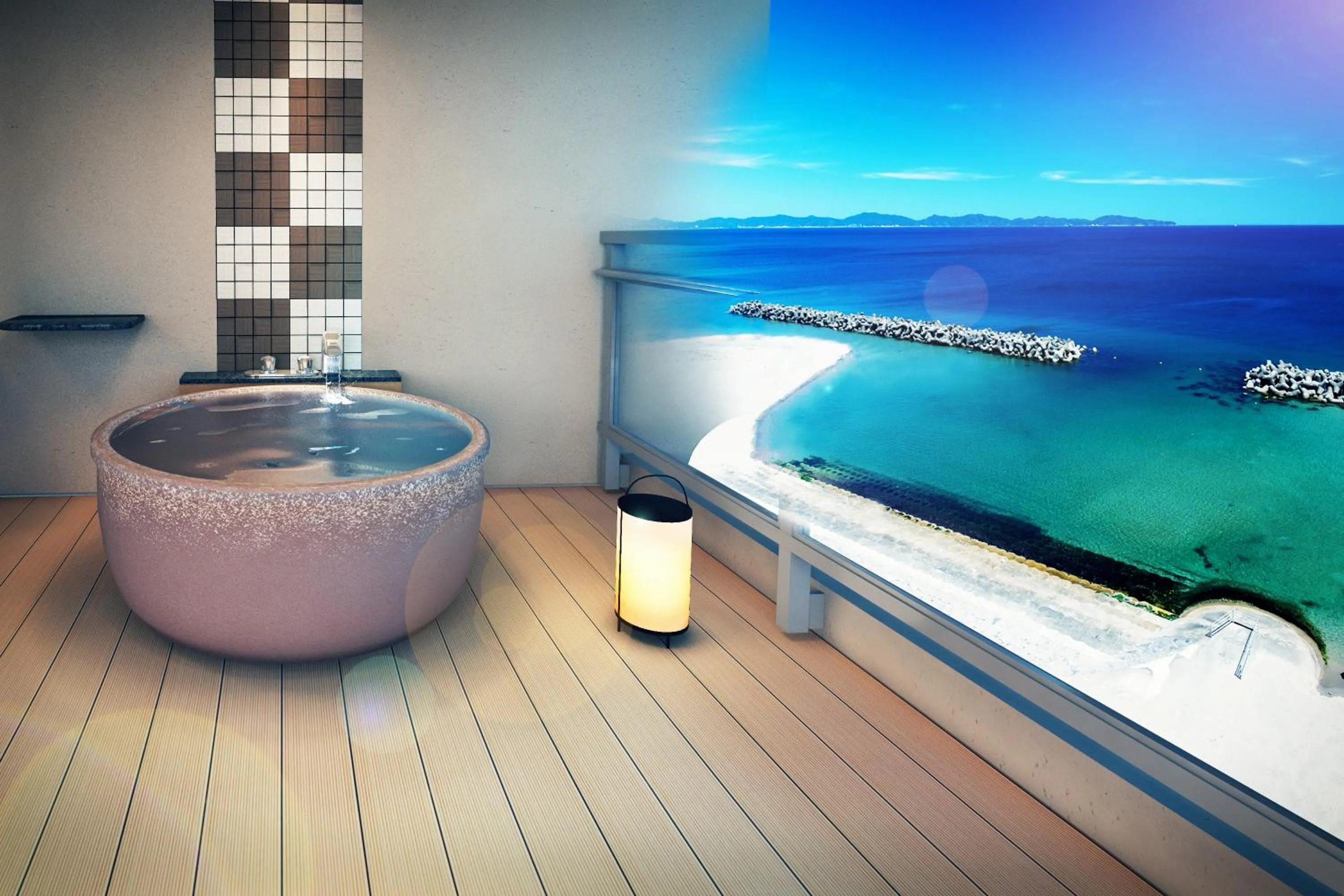 Hot Spring Bath in Kaike Yugetsu