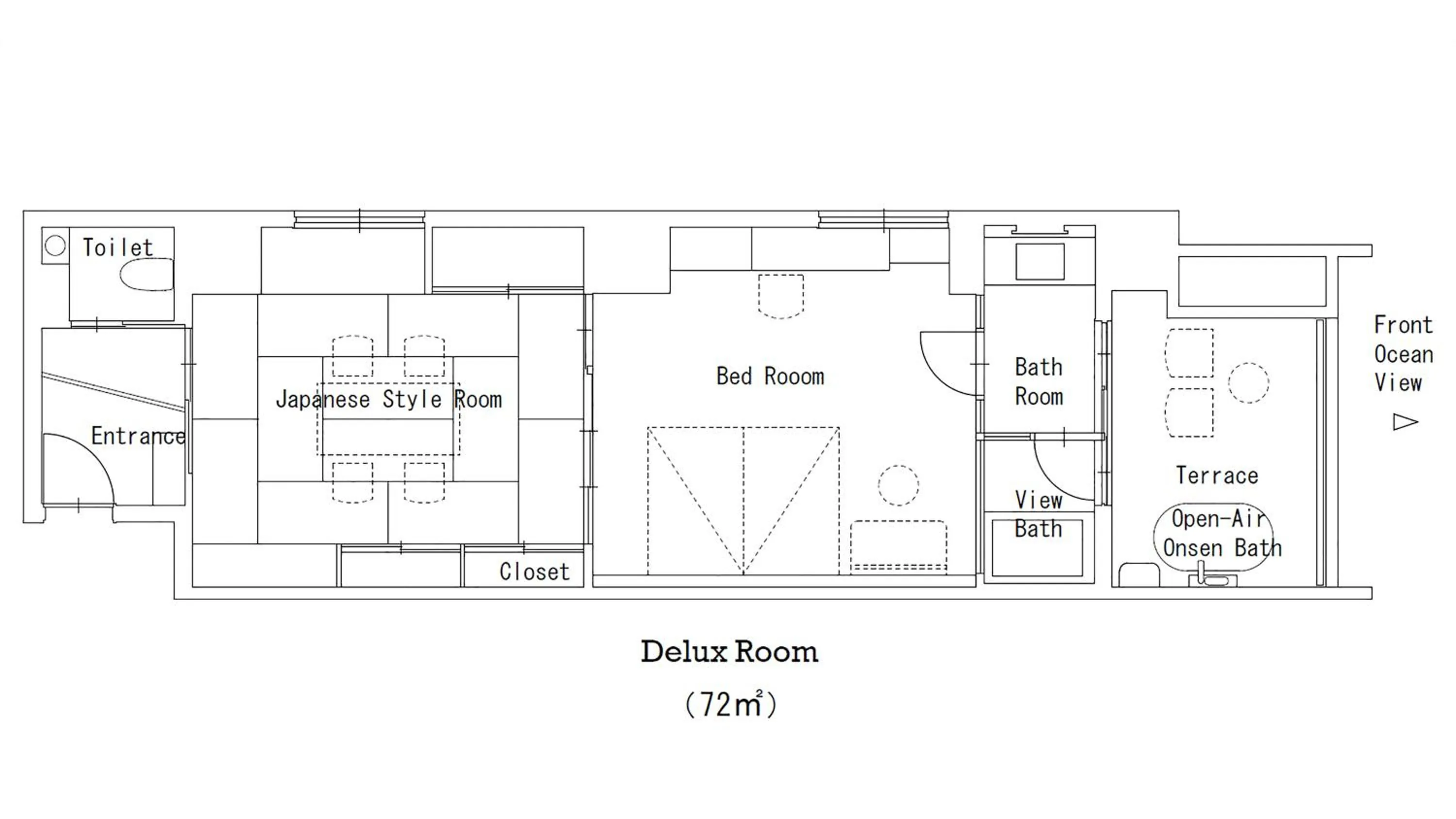 Photo of the whole room in Kaike Yugetsu