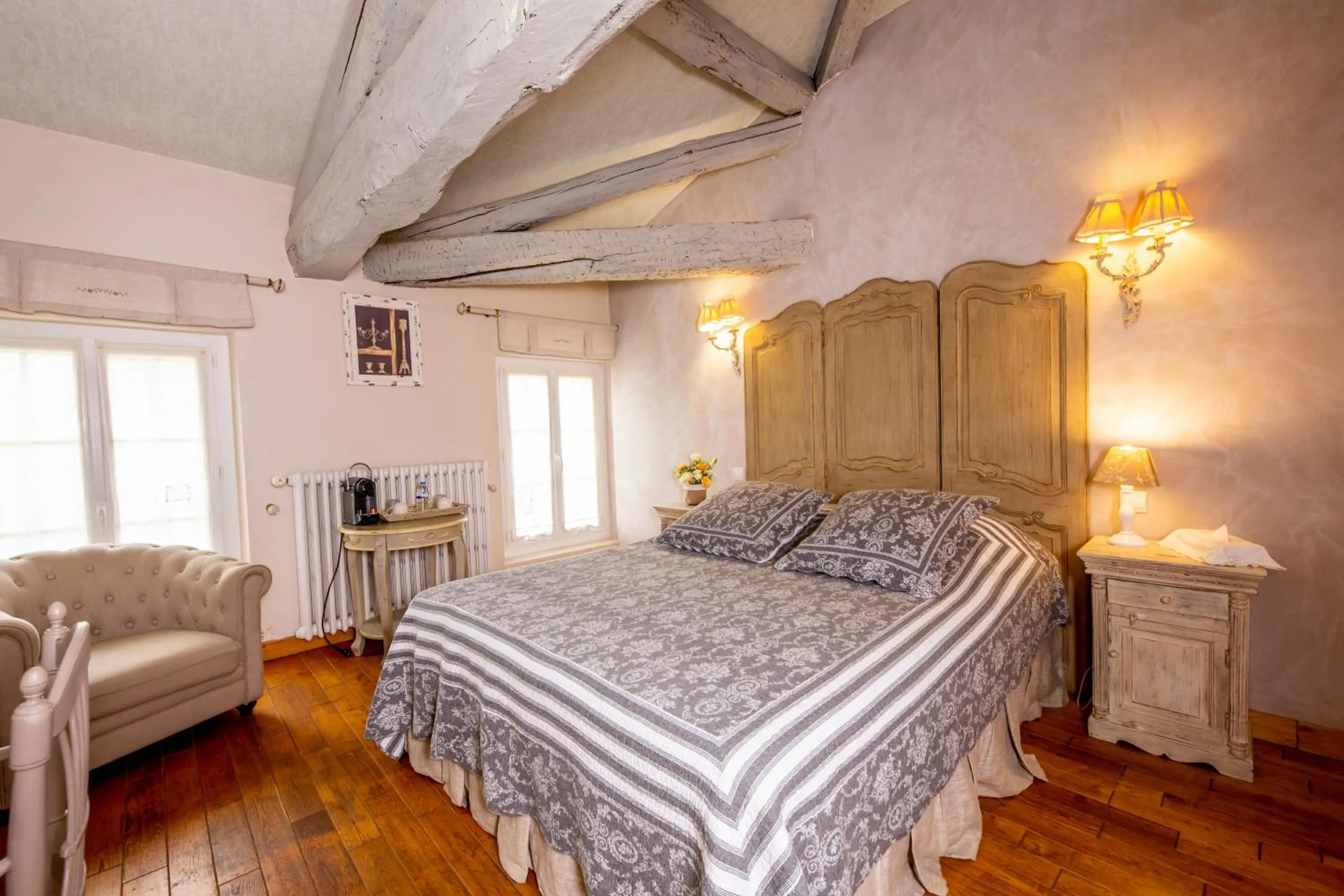 Bed in Le Moulin de Rudelle
