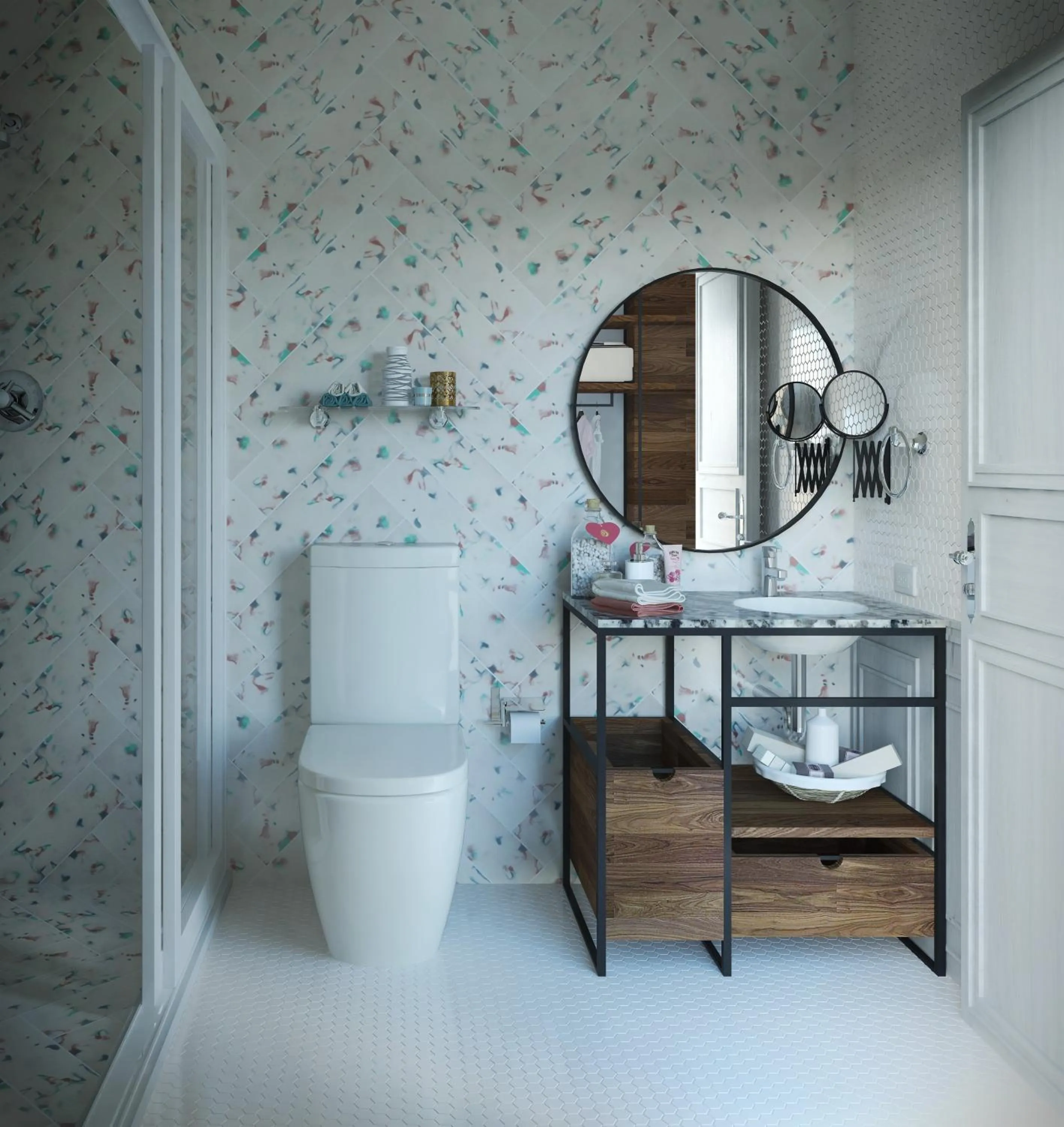Bathroom in Singular Joy Downtown Residences