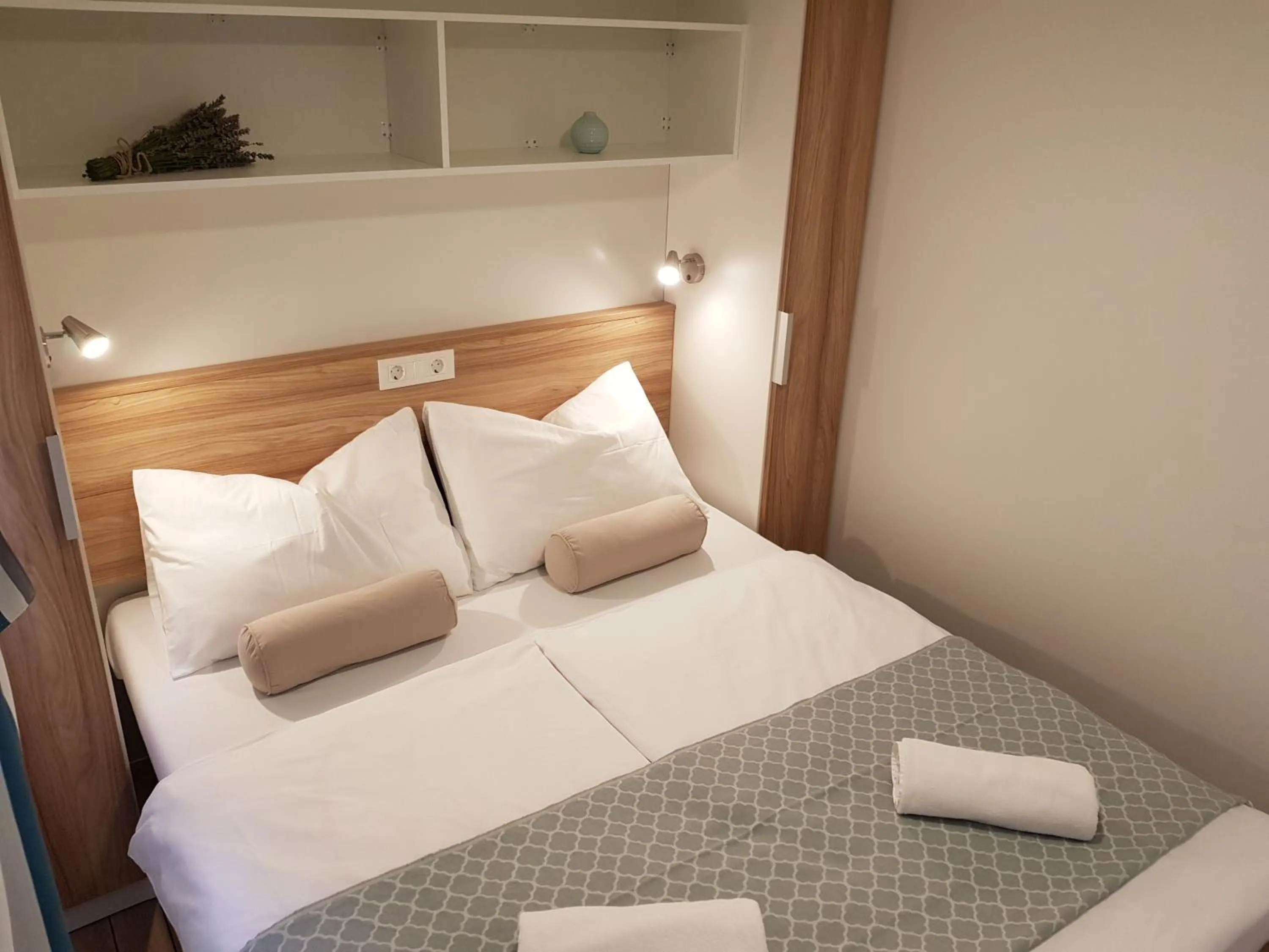 Bedroom, Bed in Mobile Homes Banko in Bijela Uvala and Zelena laguna