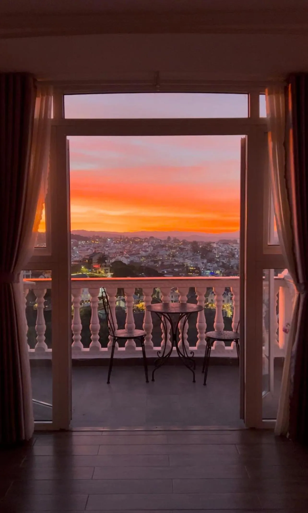 Balcony/Terrace in New Life Hotel - Da Lat