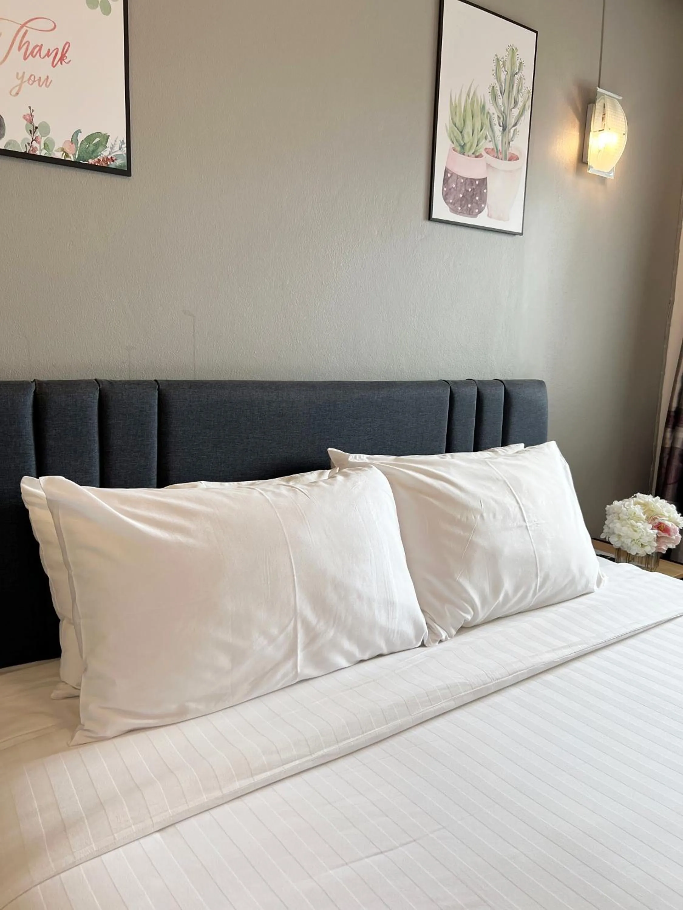 Bed in Golden Nest Hotel Suvarnabhumi