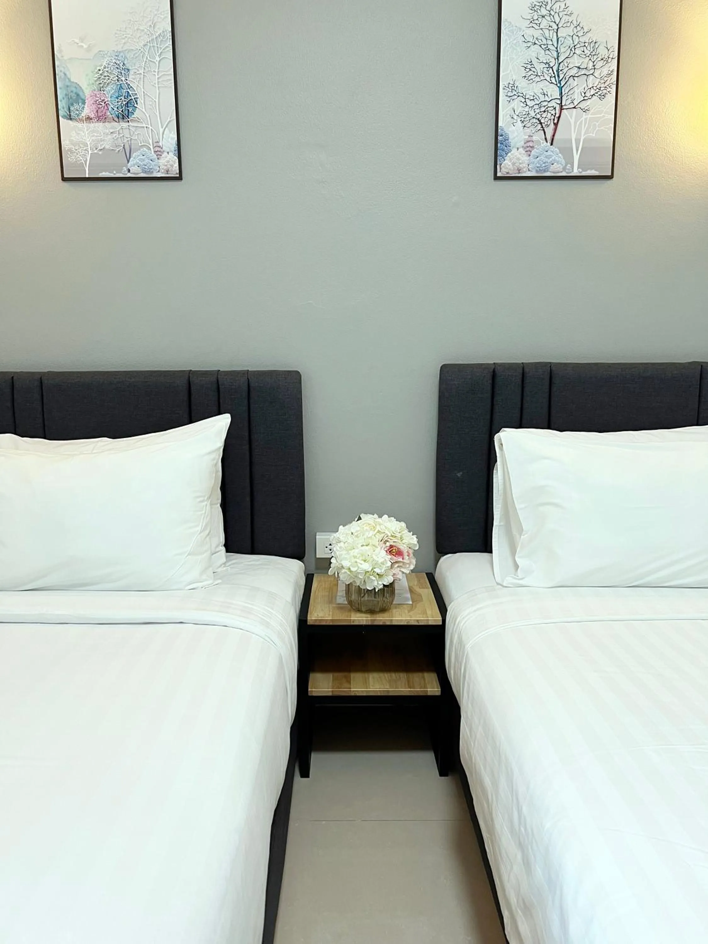 Bed in Golden Nest Hotel Suvarnabhumi
