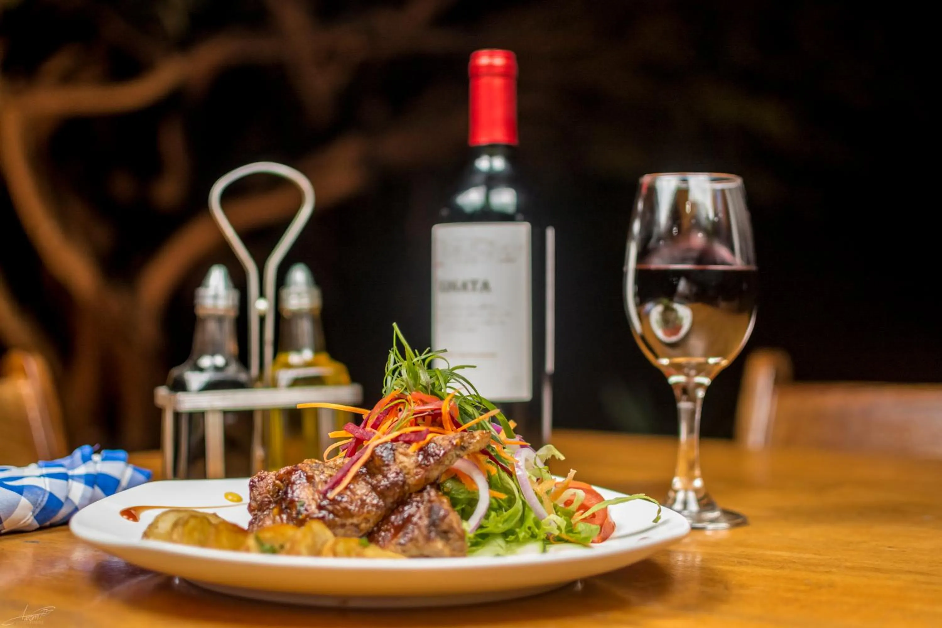 Dinner in Rinconcito Lodge