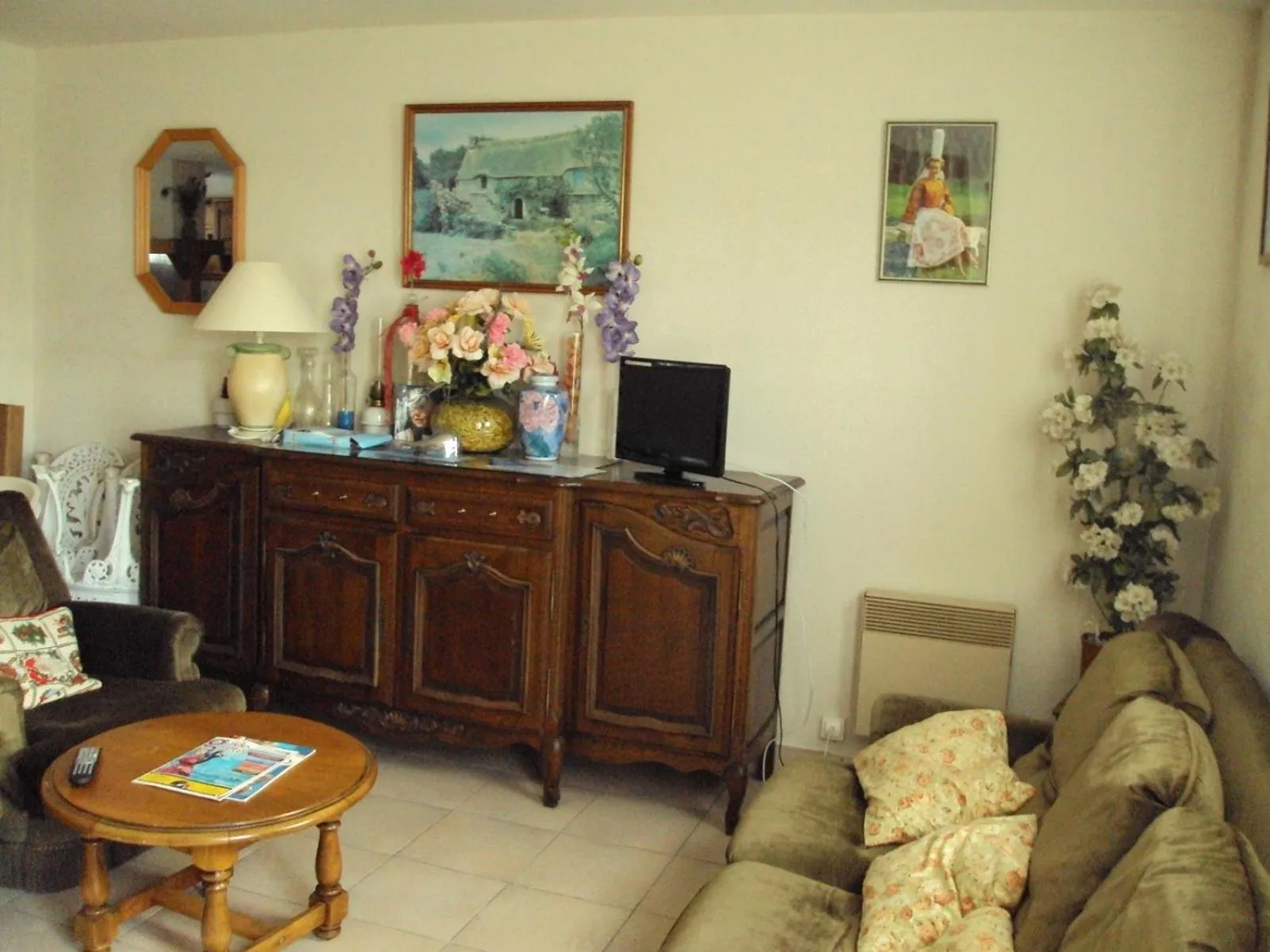 Living room in Gîtes du Ménez-Hom
