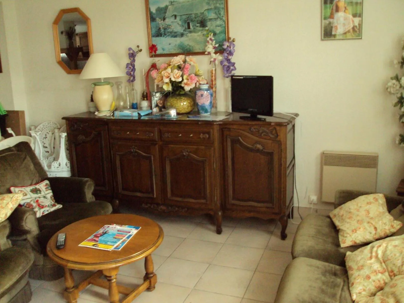 Living room in Gîtes du Ménez-Hom