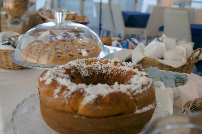 Buffet breakfast in Hotel La Terrazza