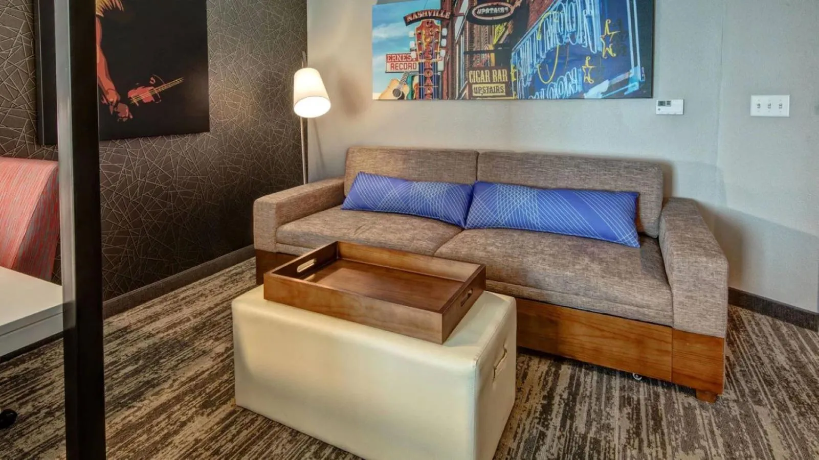 Seating area in SpringHill Suites by Marriott Nashville Brentwood