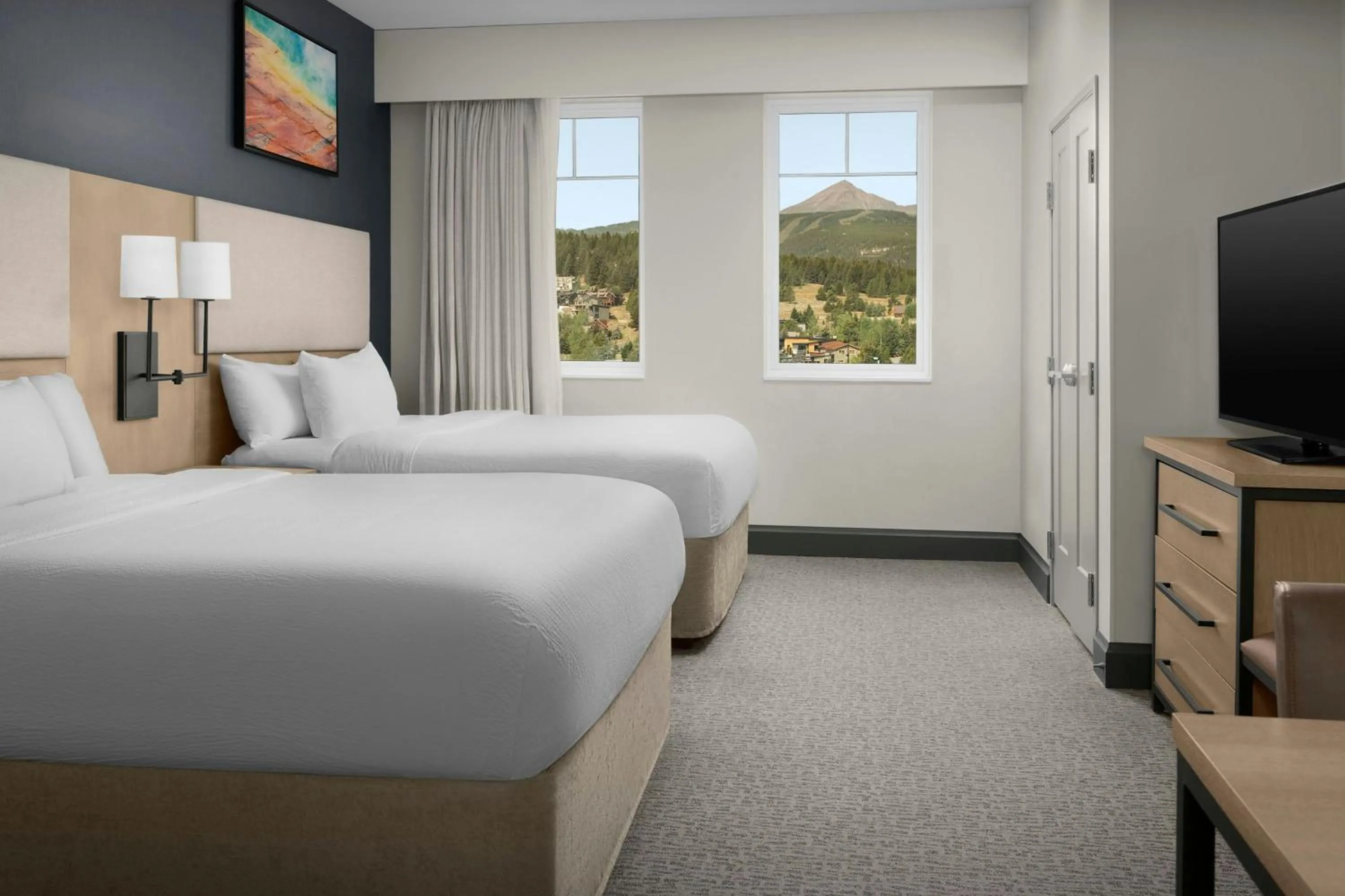 Bedroom, Bed in Residence Inn by Marriott Big Sky/The Wilson Hotel