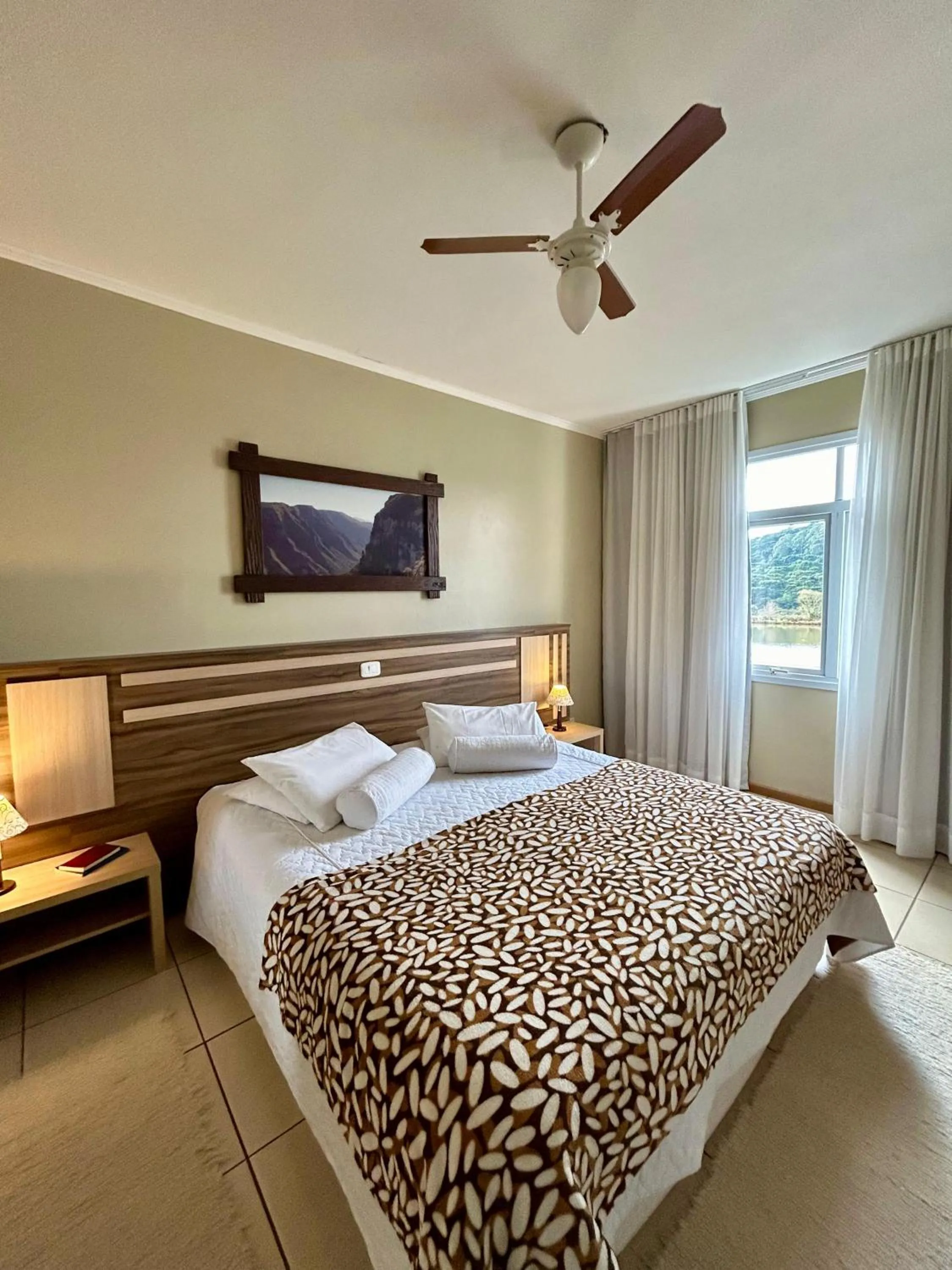 Bed in Cambará Eco Hotel