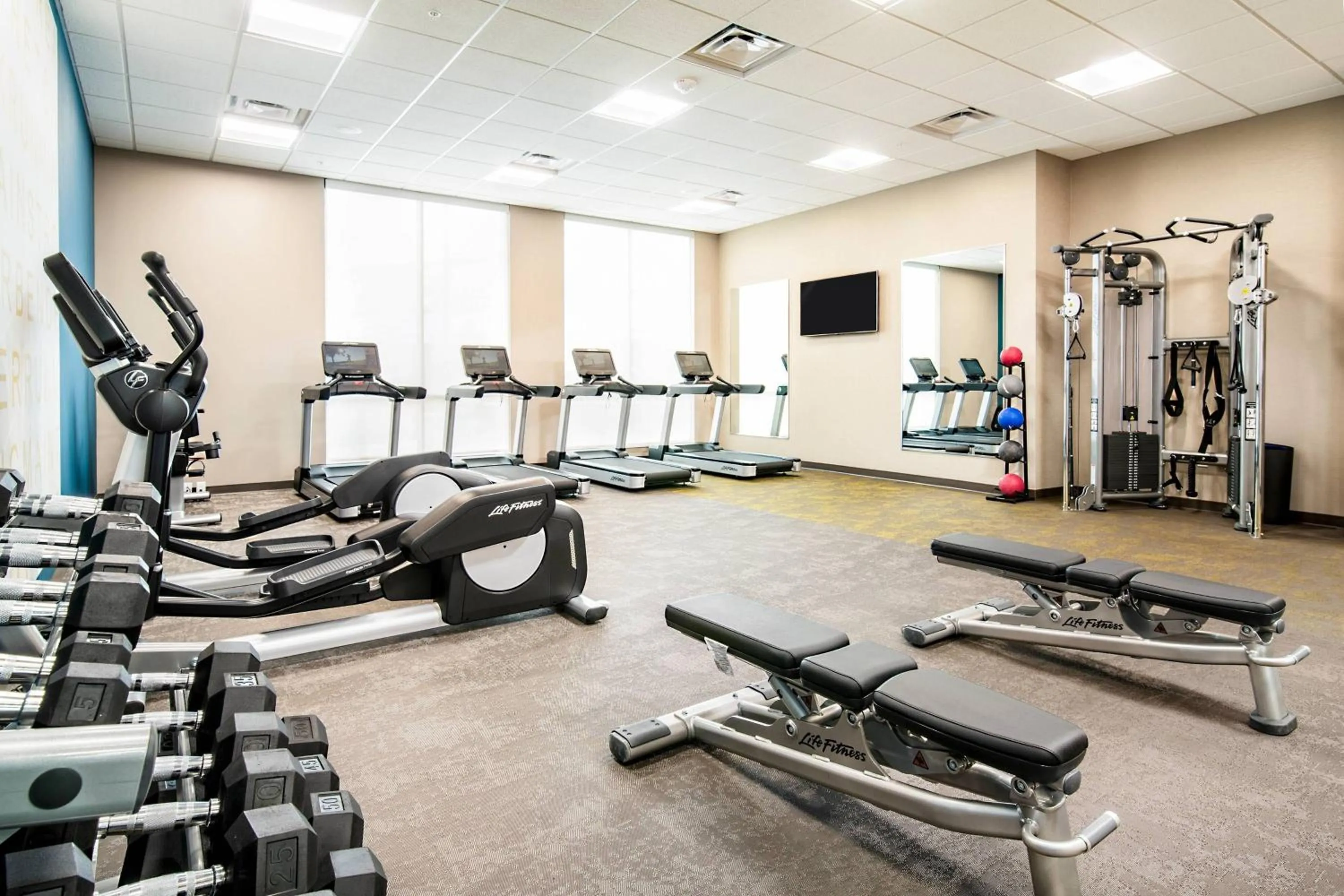 Fitness centre/facilities in Residence Inn by Marriott Houston Medical Center/NRG Park
