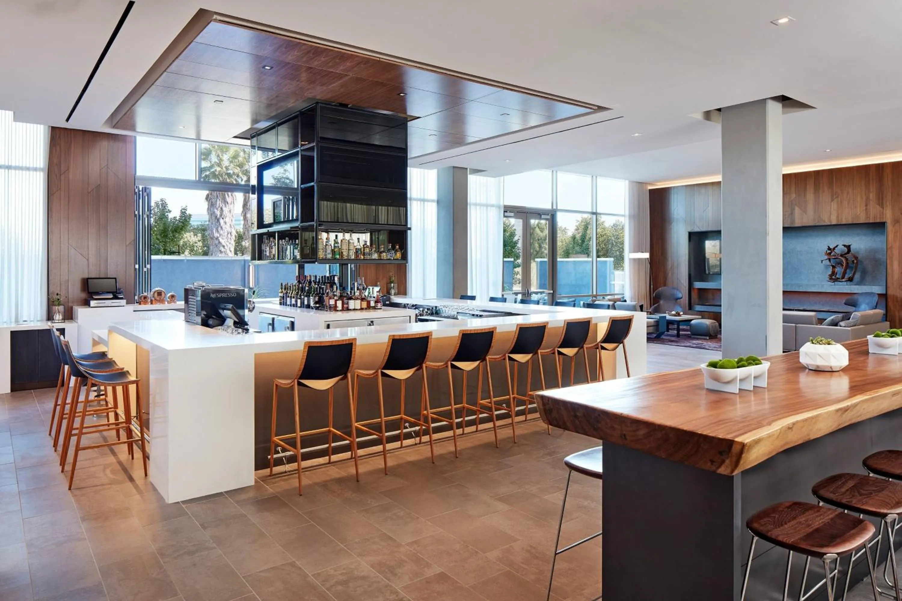 Lobby or reception in AC Hotel by Marriott San Jose Santa Clara