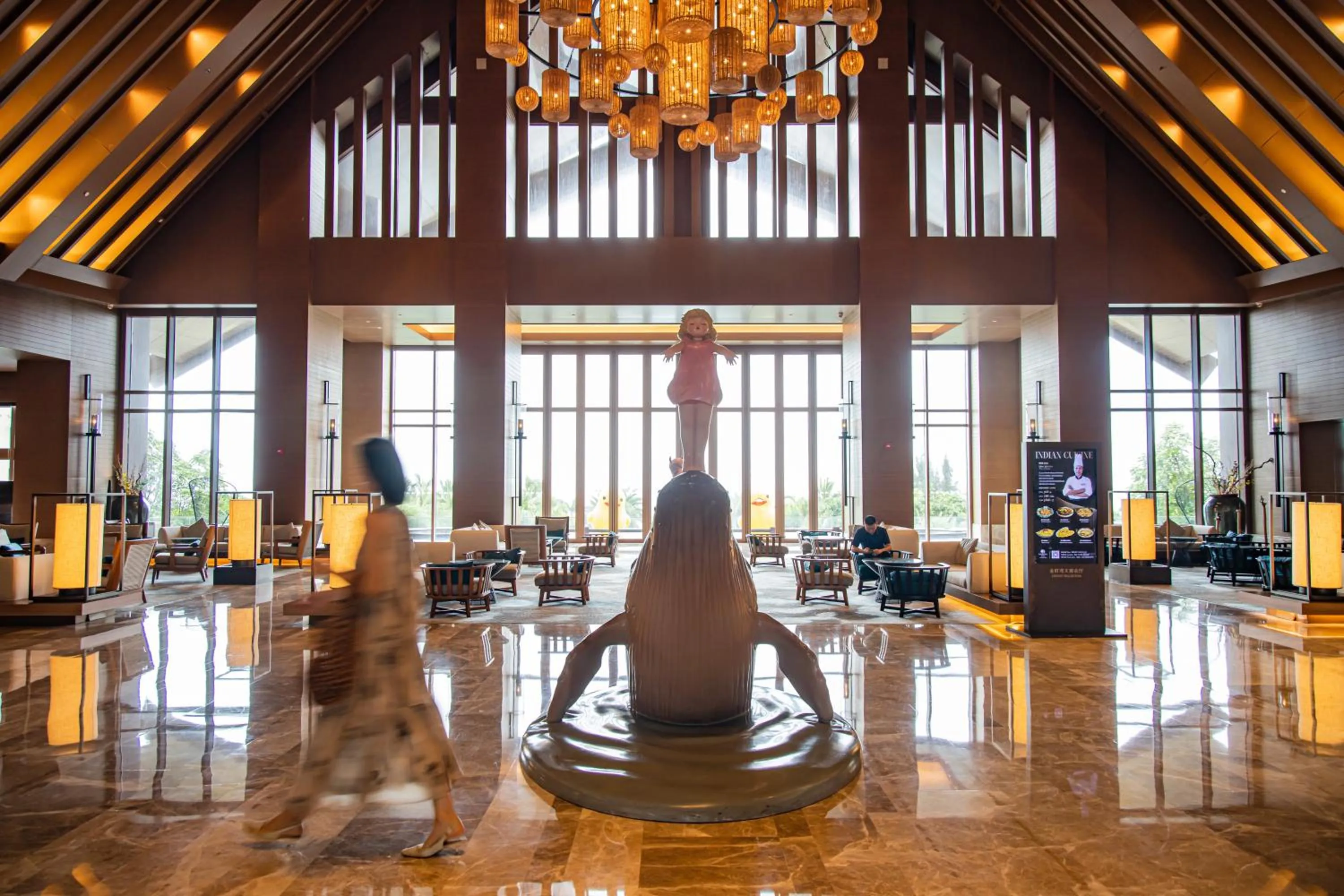 Lobby or reception in DoubleTree by Hilton Shanwei