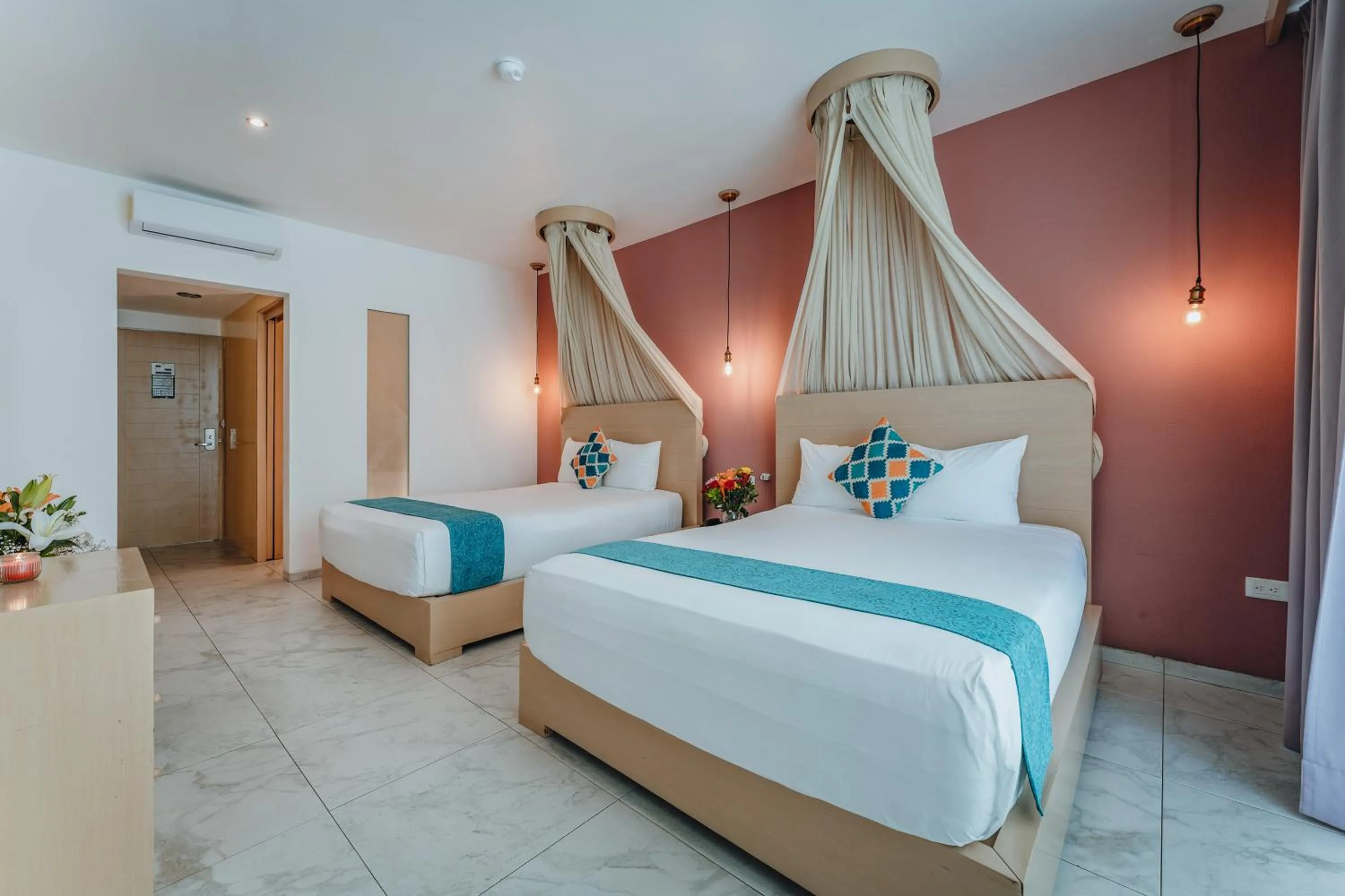 Bed in Soho Playa Hotel