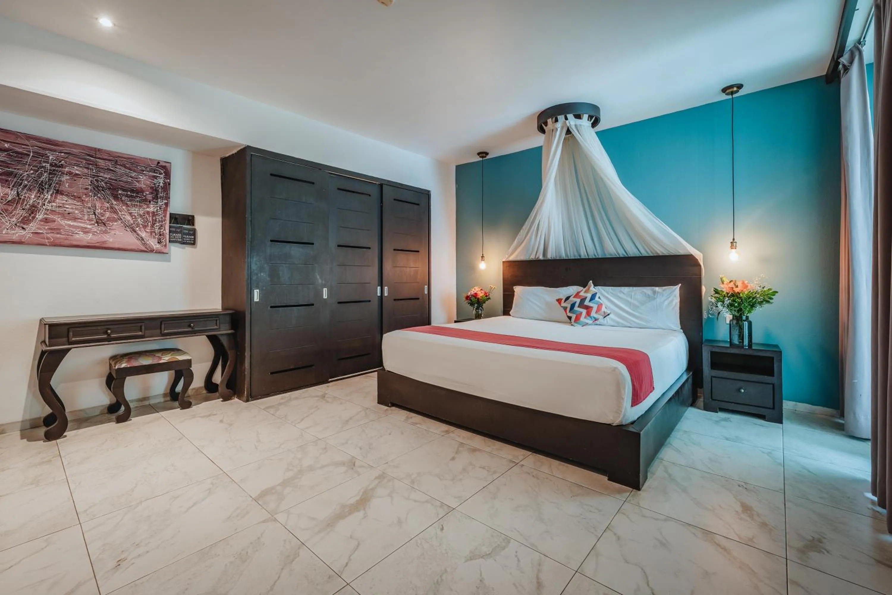 Bed in Soho Playa Hotel