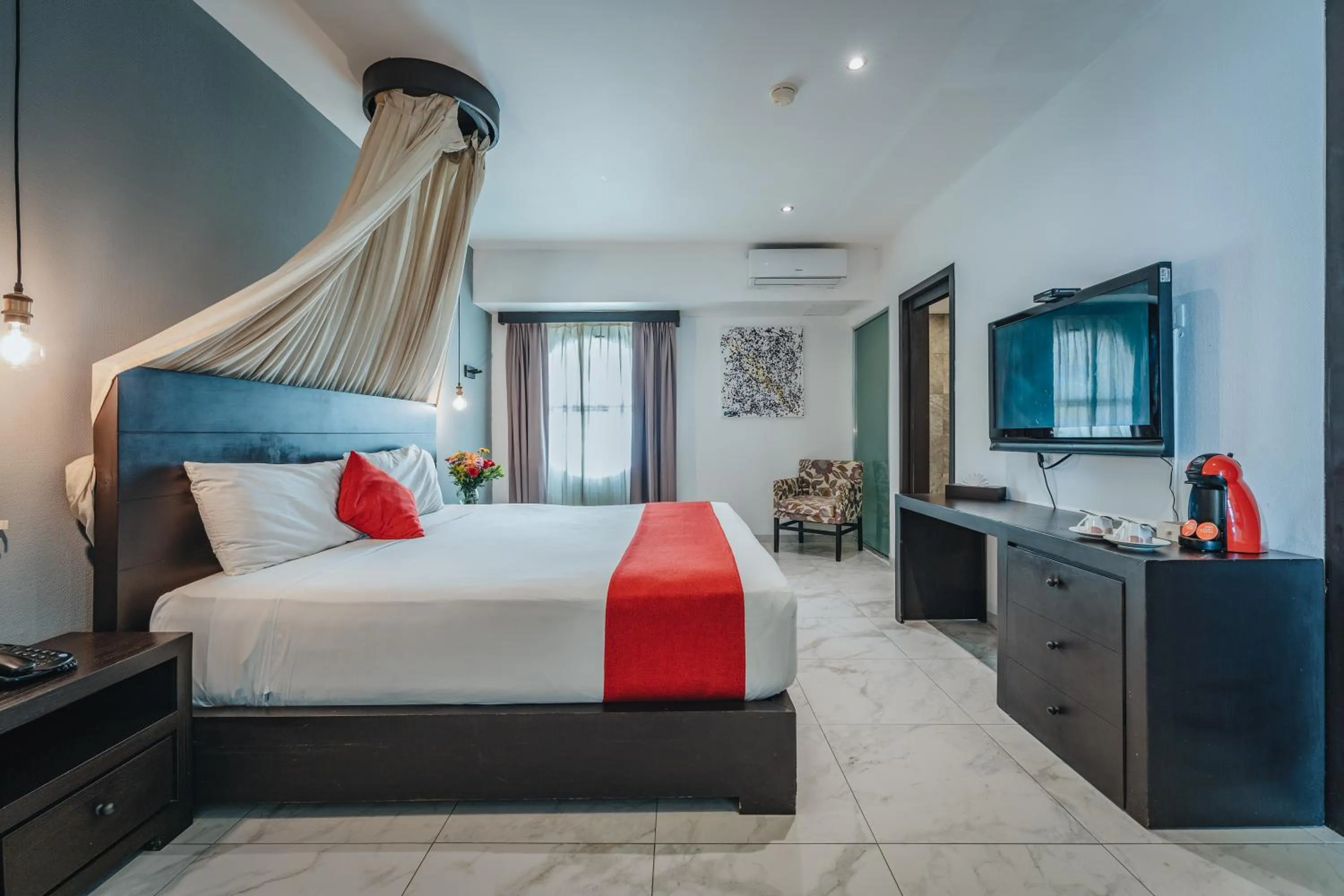 Bed in Soho Playa Hotel