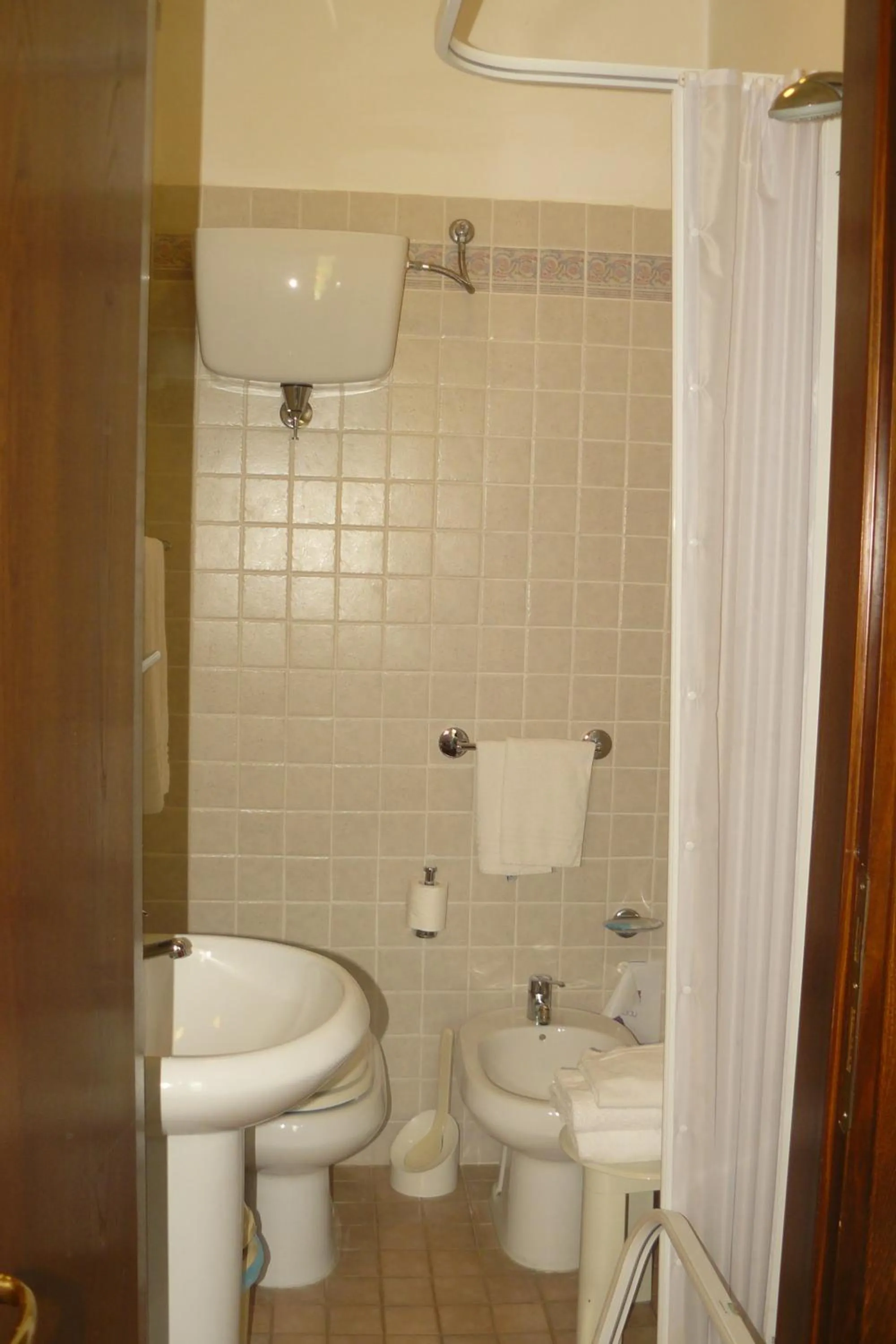 Bathroom in Hotel La Rocca