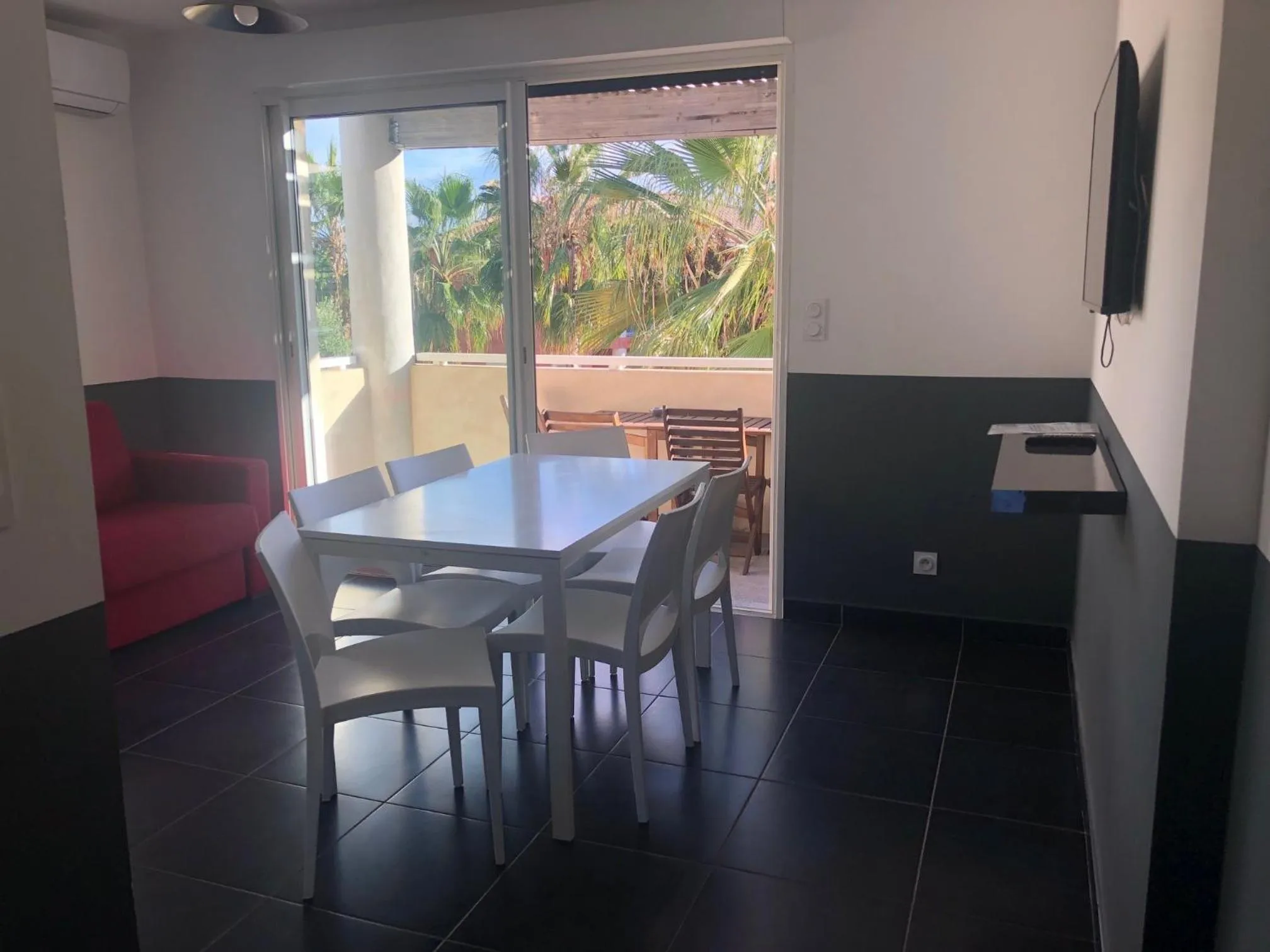 Living room in Residence Marea Resort