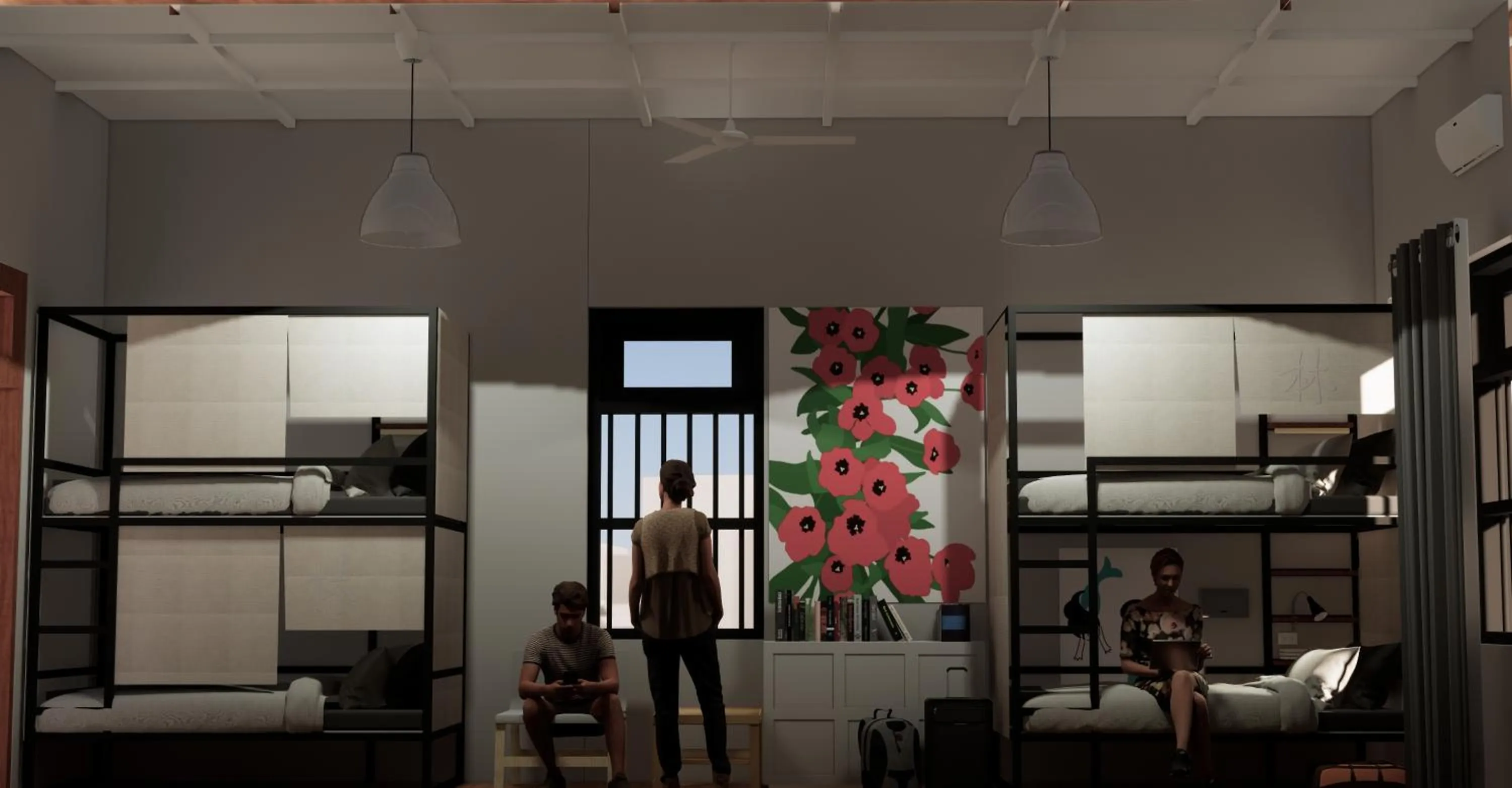 Photo of the whole room in Yu Cafe Hostel