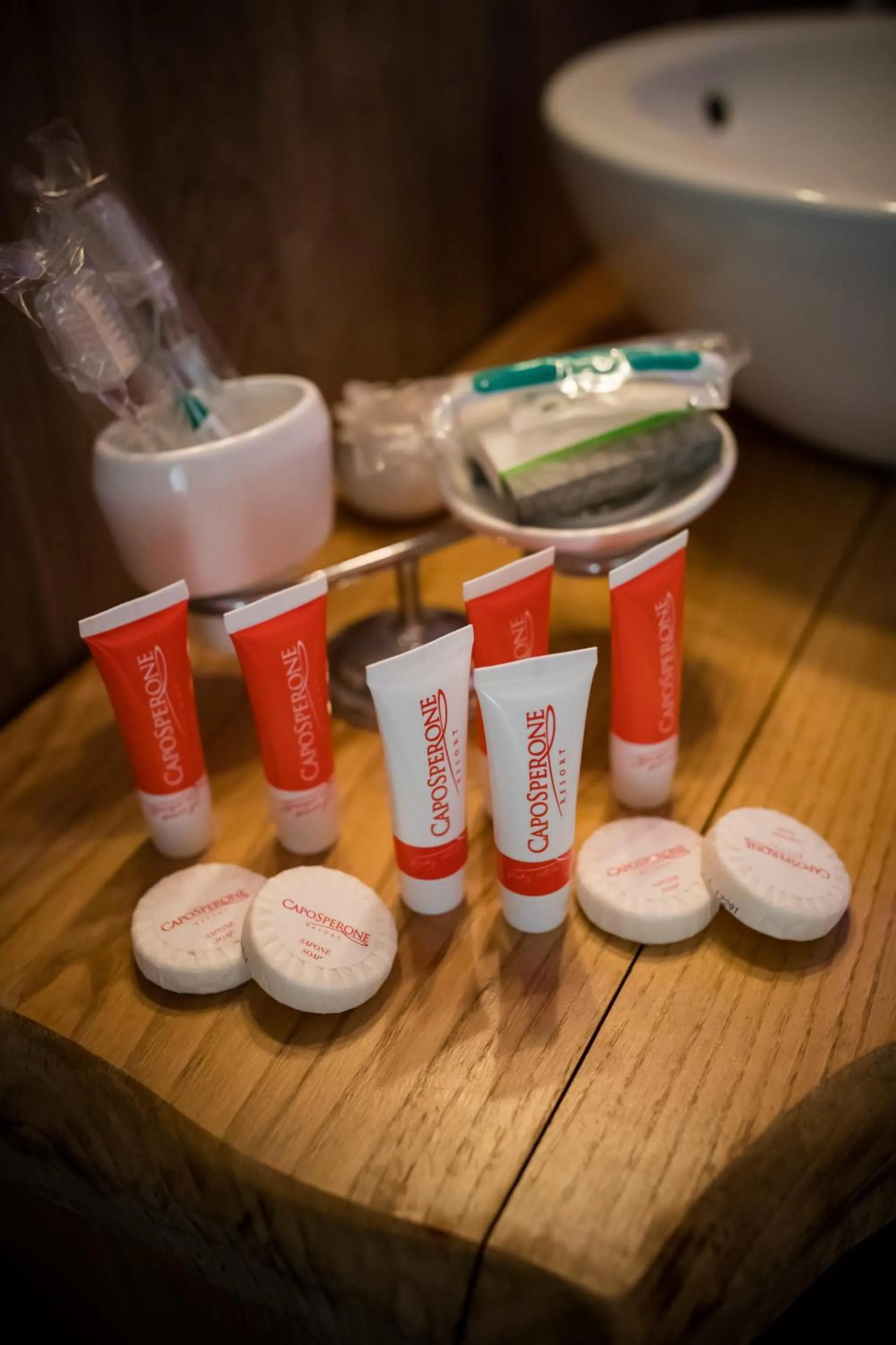 Bathroom in CapoSperone Resort