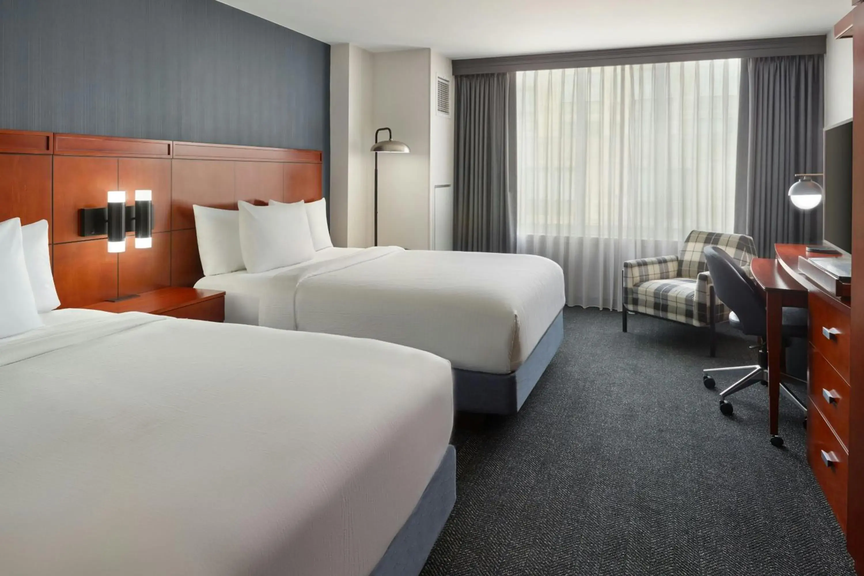 Queen Room with Two Queen Beds - Hearing Accessible in Courtyard by Marriott Washington, D.C./Foggy Bottom Queen Room with Two Queen Beds - Hearing Accessible in Courtyard by Marriott Washington, D.C./Foggy Bottom