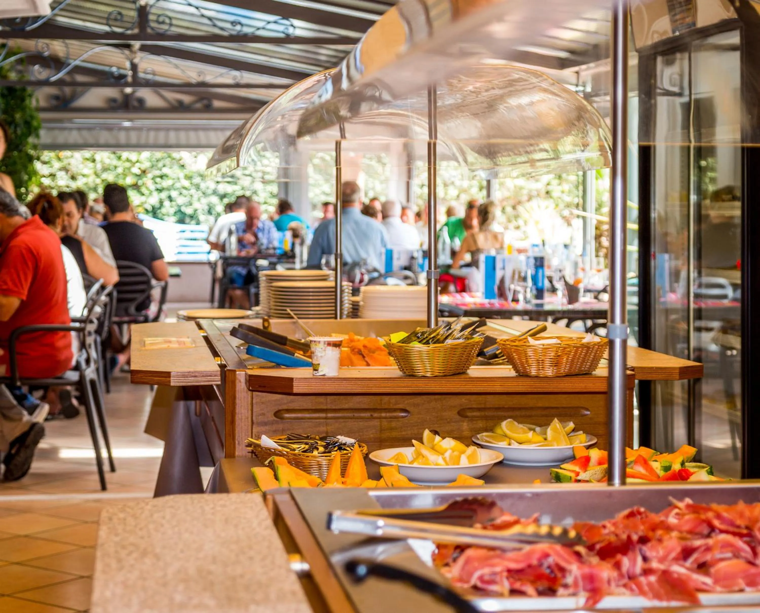 Dining area in Hotel Aquarius