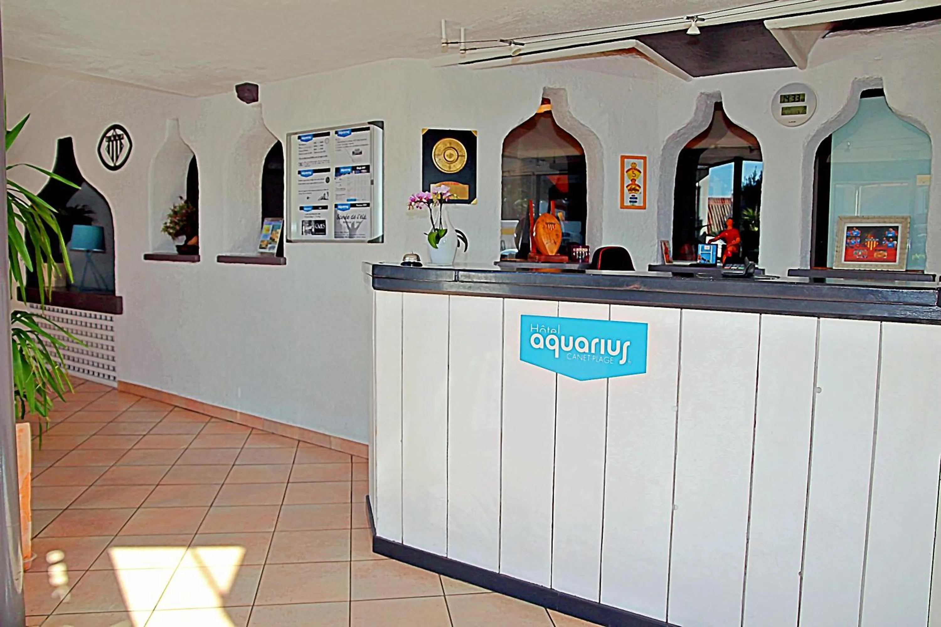 Lobby or reception in Hotel Aquarius