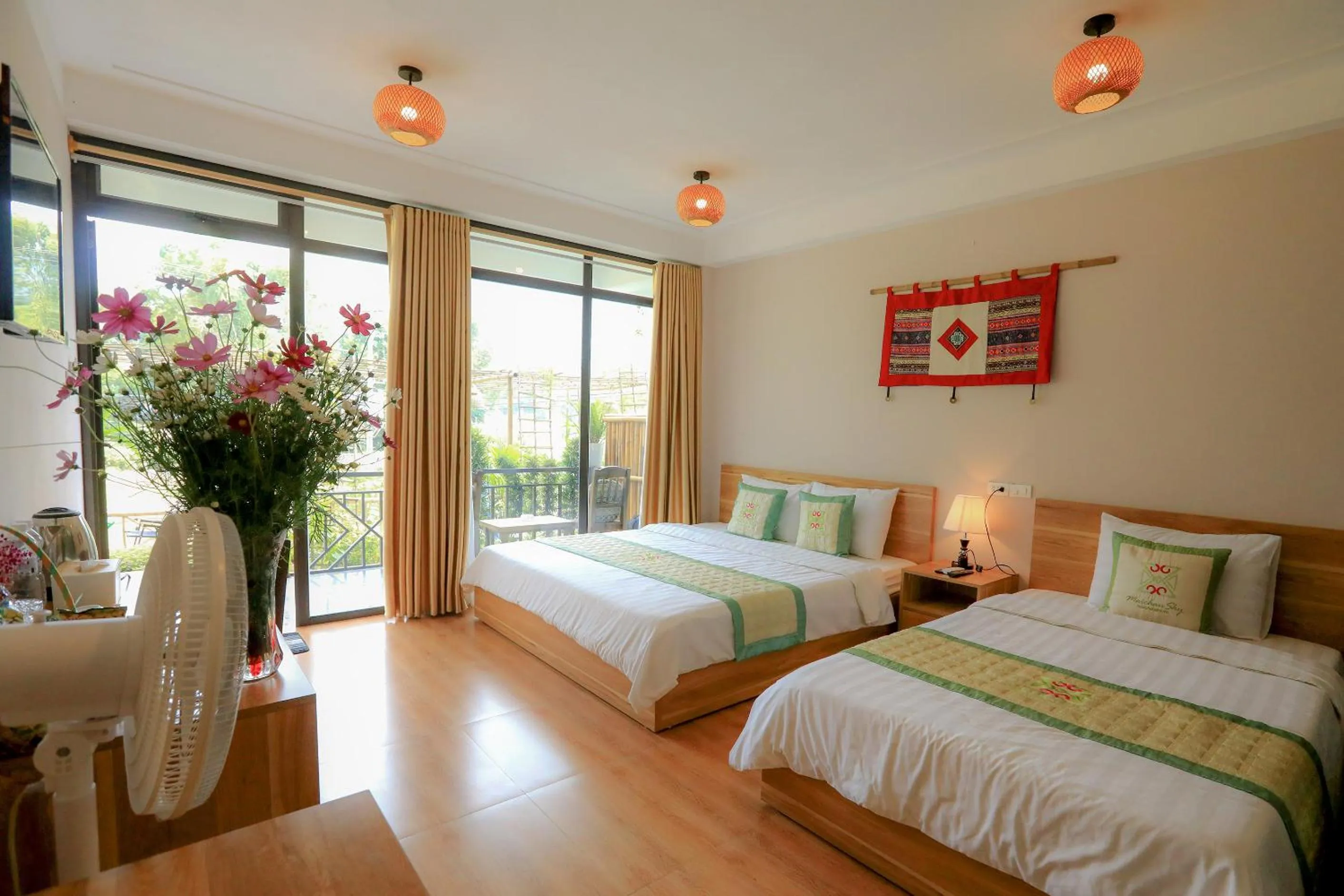 Bedroom, Bed in Mai Chau Sky Resort