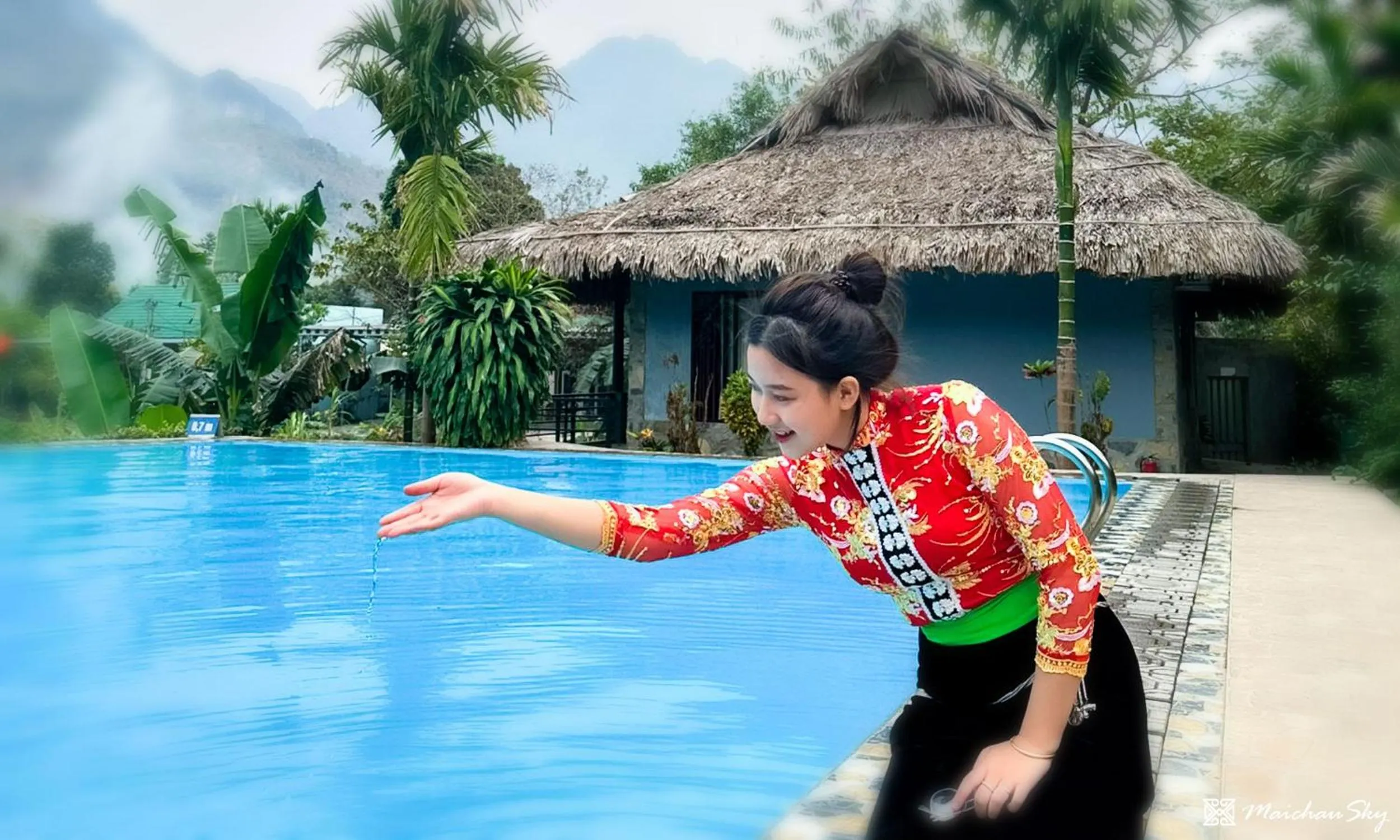 Natural landscape in Mai Chau Sky Resort