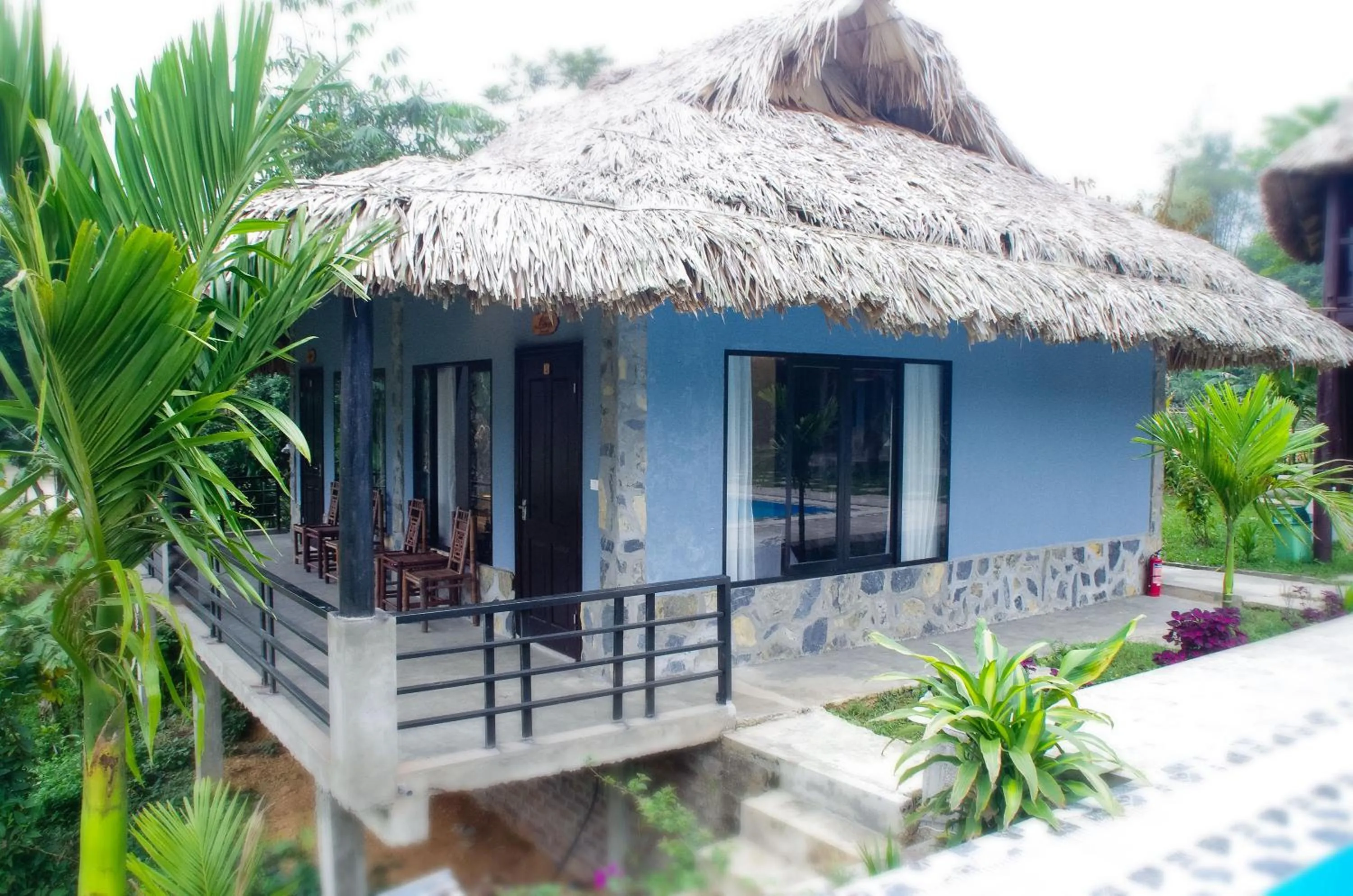 Balcony/Terrace in Mai Chau Sky Resort