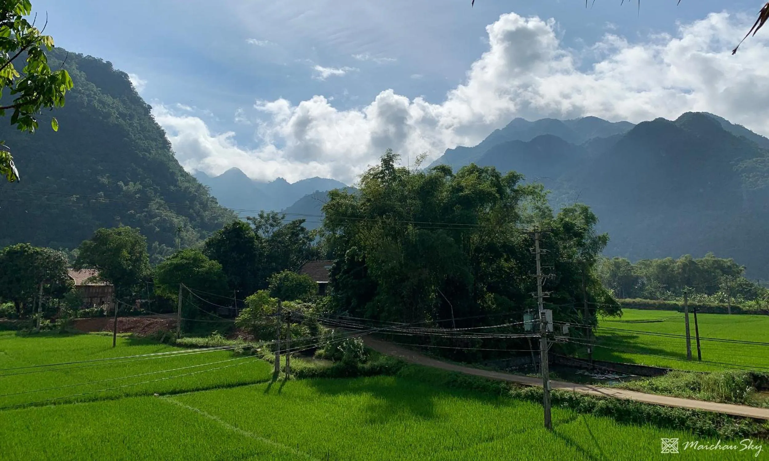 Natural landscape in Mai Chau Sky Resort