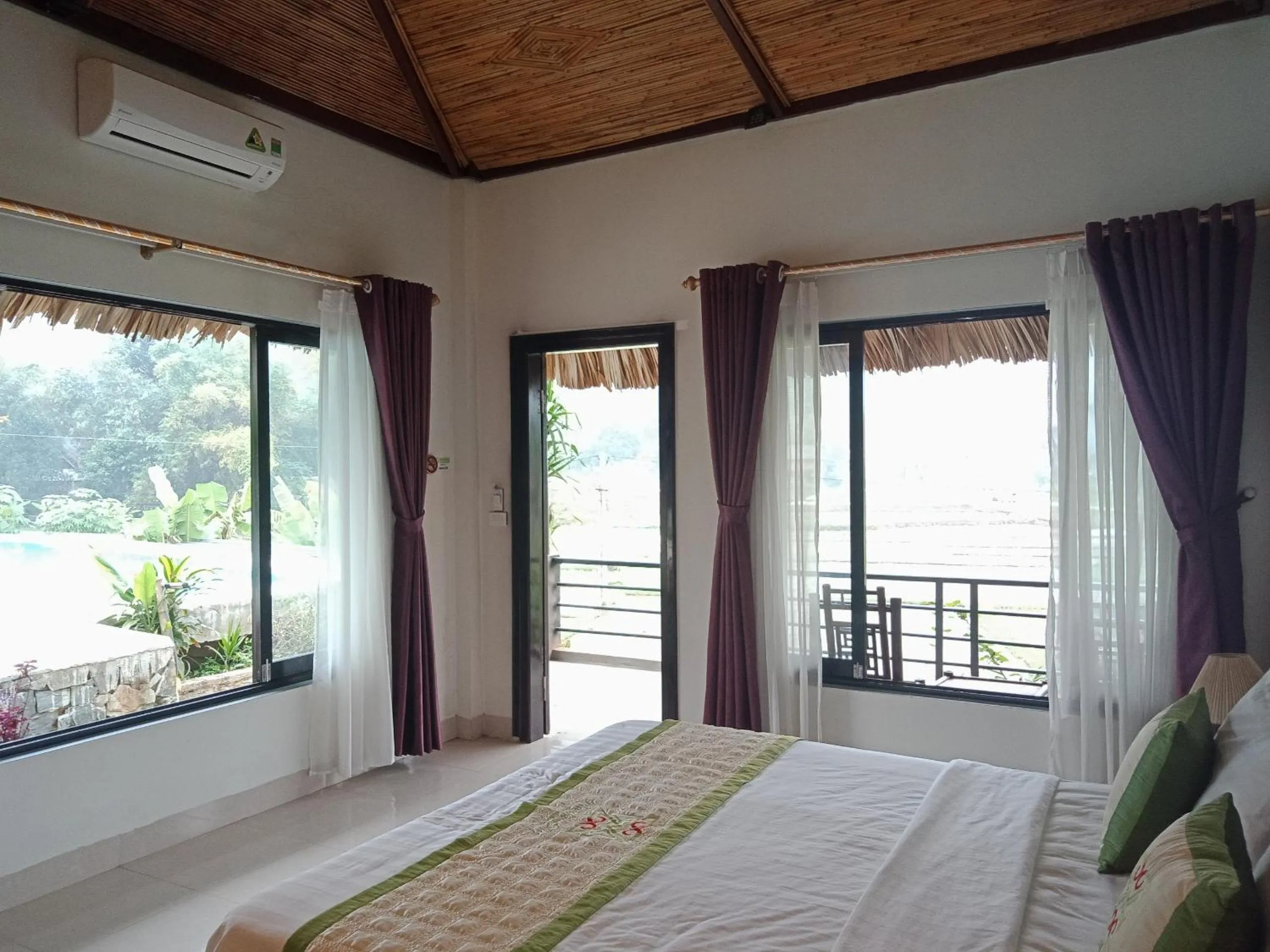 Bedroom, Bed in Mai Chau Sky Resort