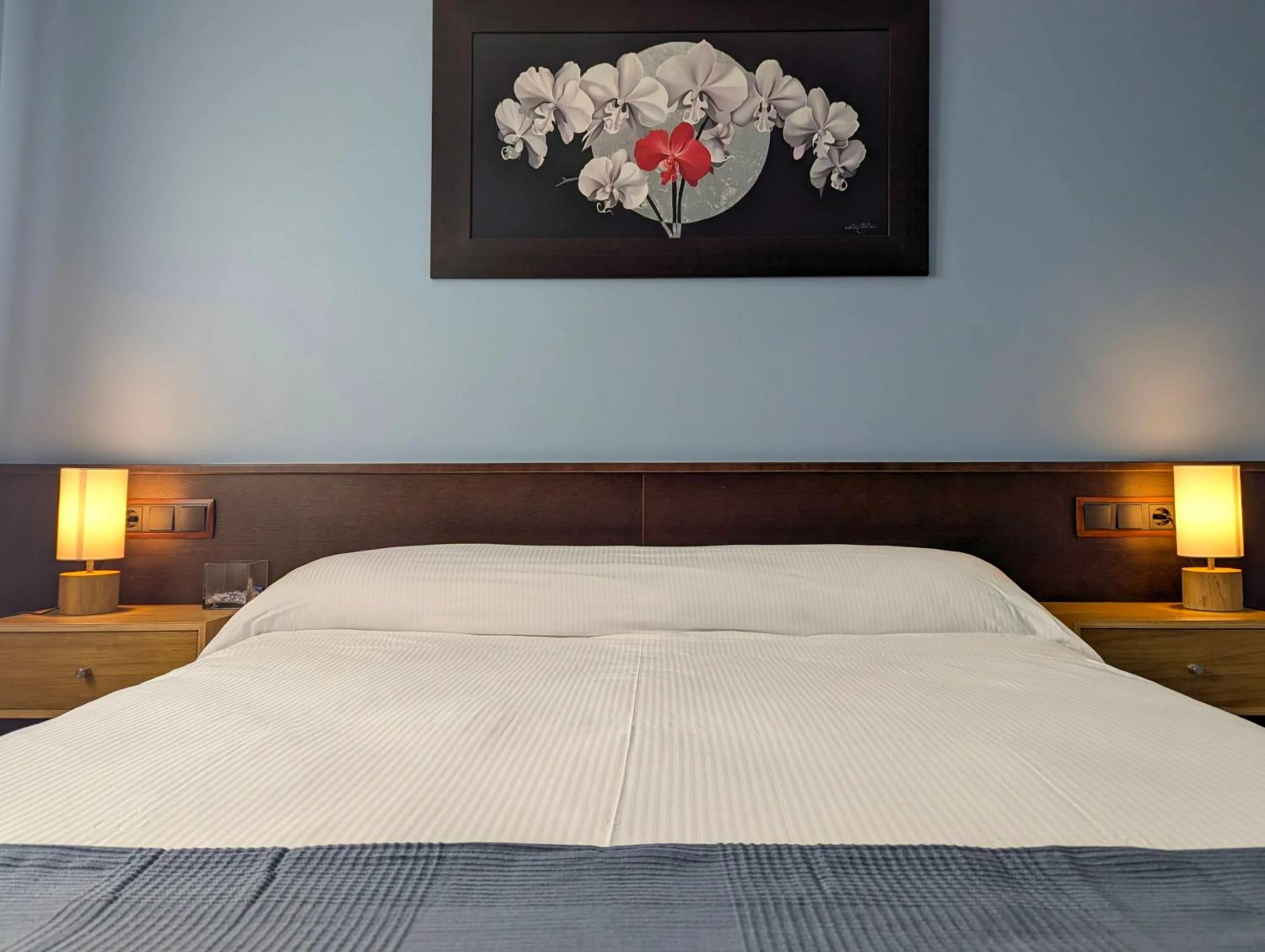 Bed in Hotel Apartamento Marouco